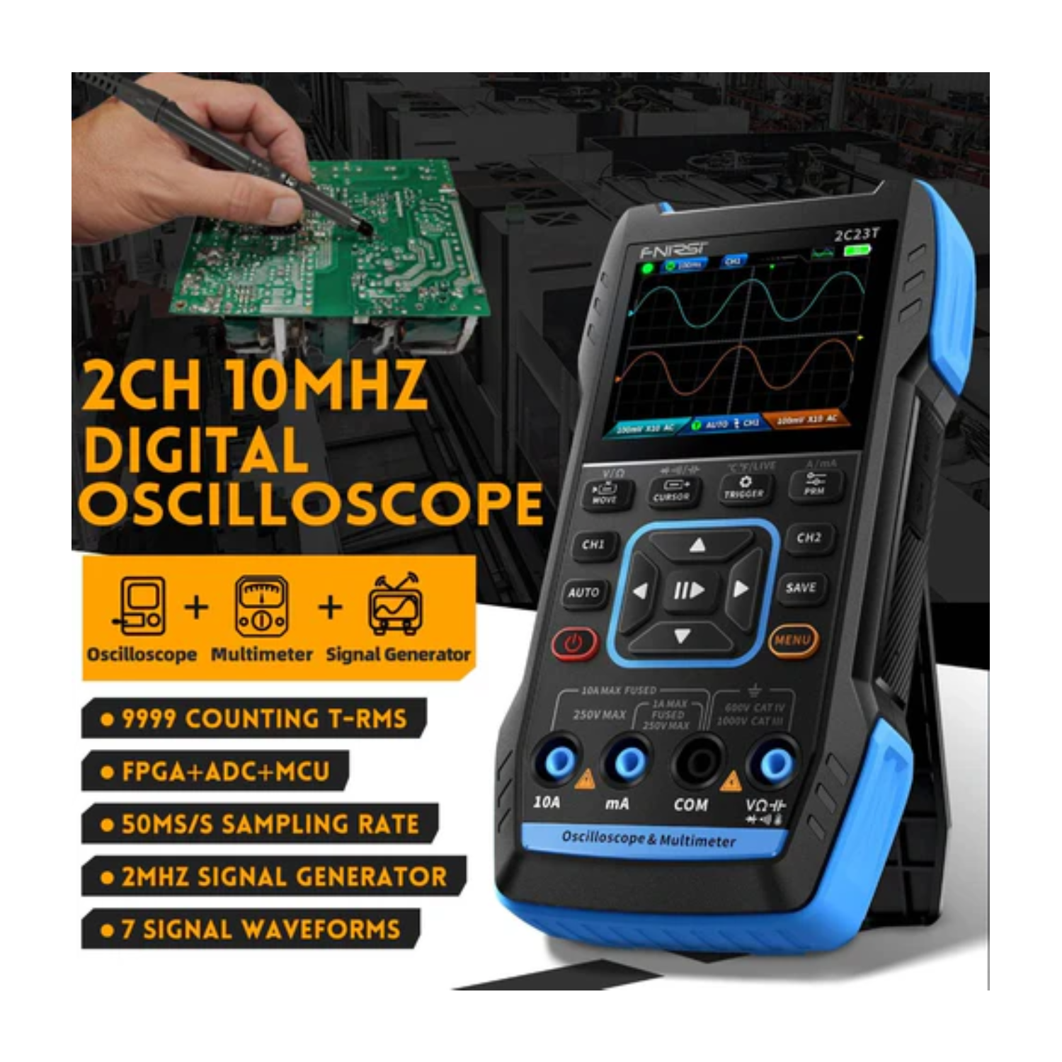 2C23T Handheld Analyzer with Bluetooth Data Connectivity