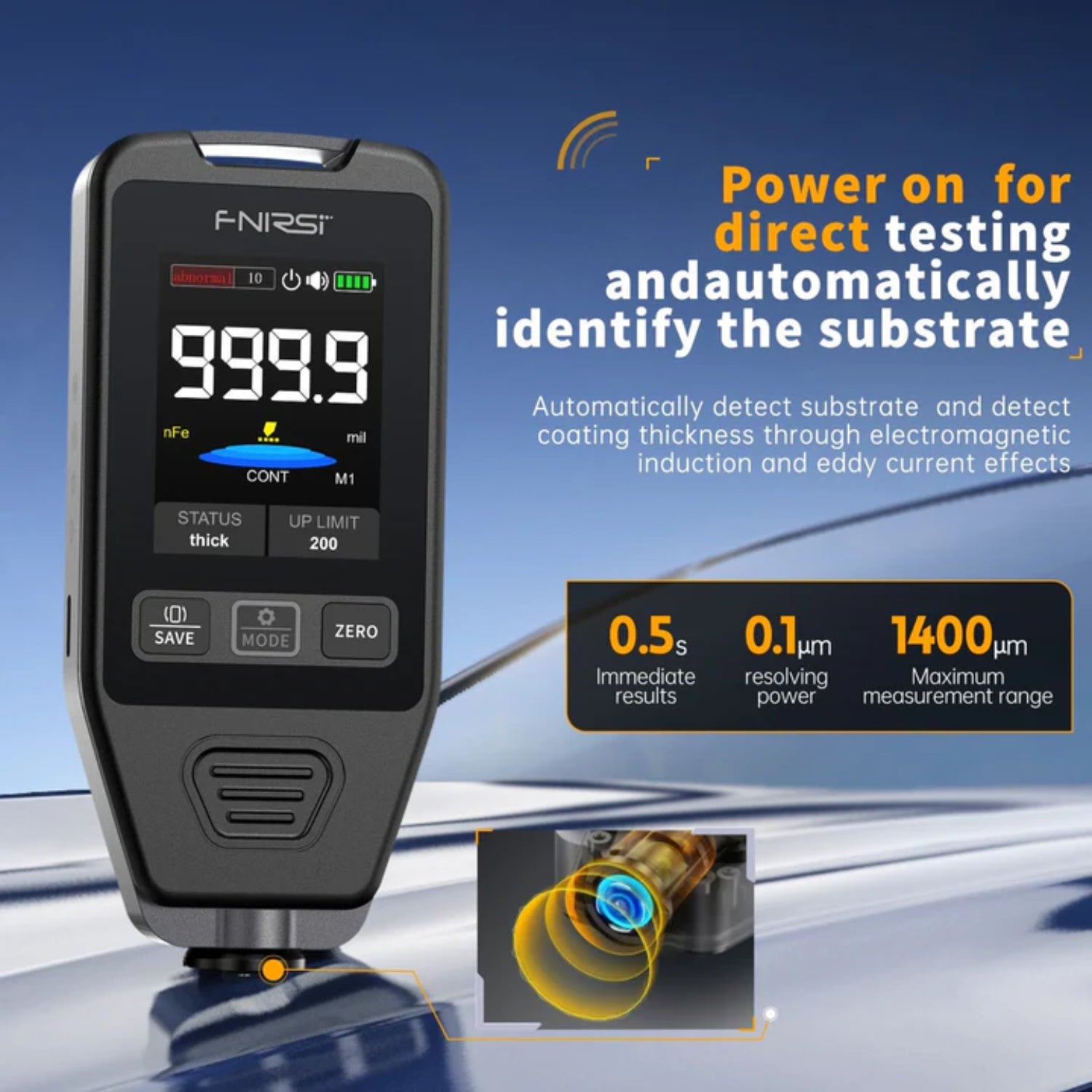 Digital Coating Thickness Gauge