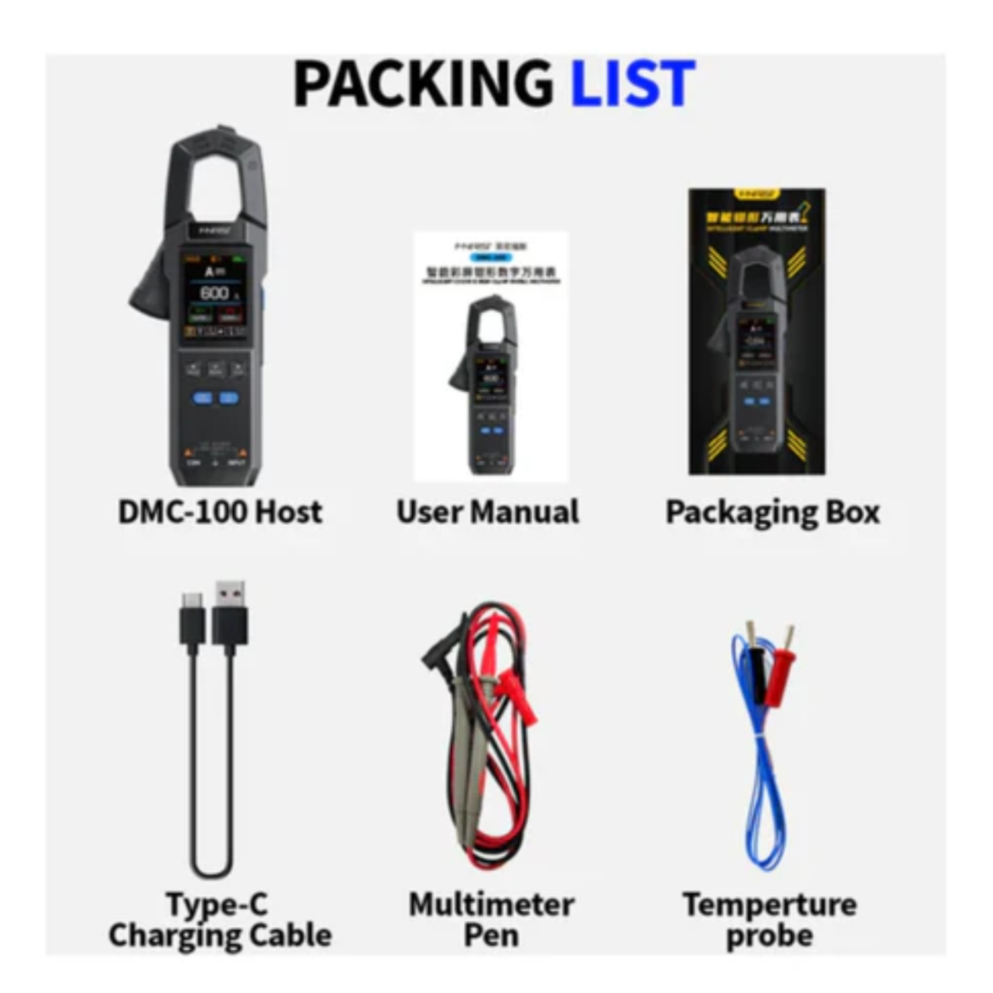 FNIRSI DMC-100 Clamp Meter