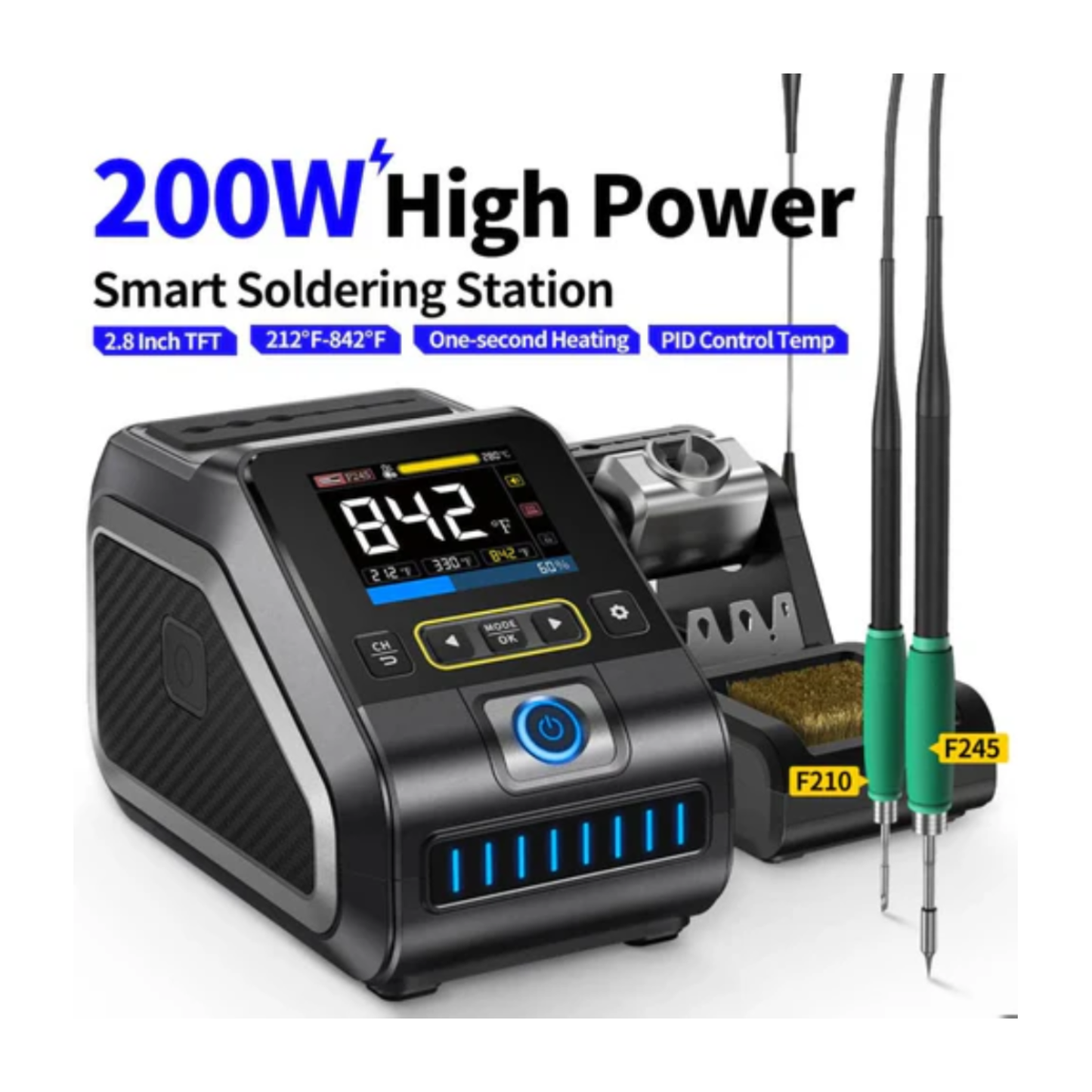 DWS-200 Soldering Station - 200W High Power for PCB Repair