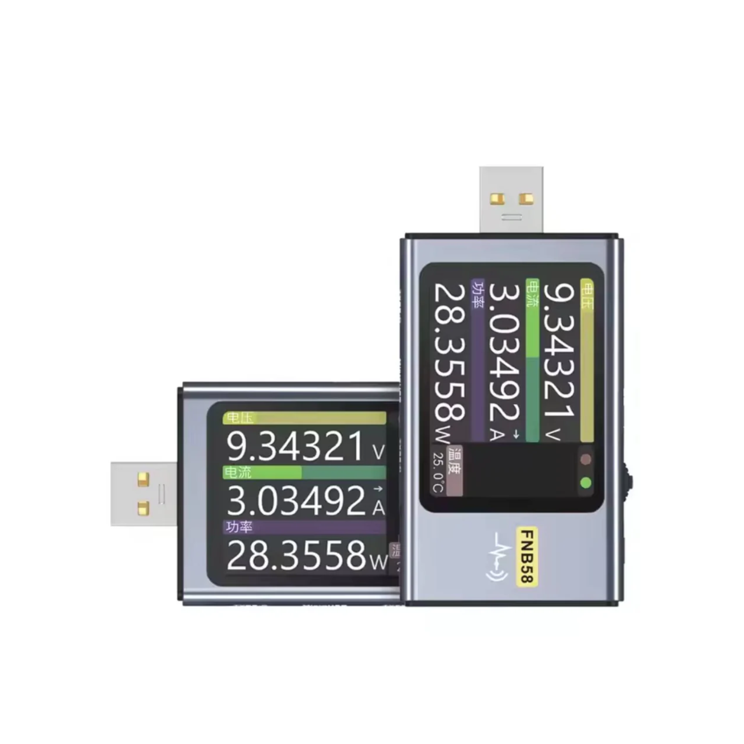 USB Fast Charge Tester with App: FNIRSI FNB58, Voltage, Current, Protocol Data