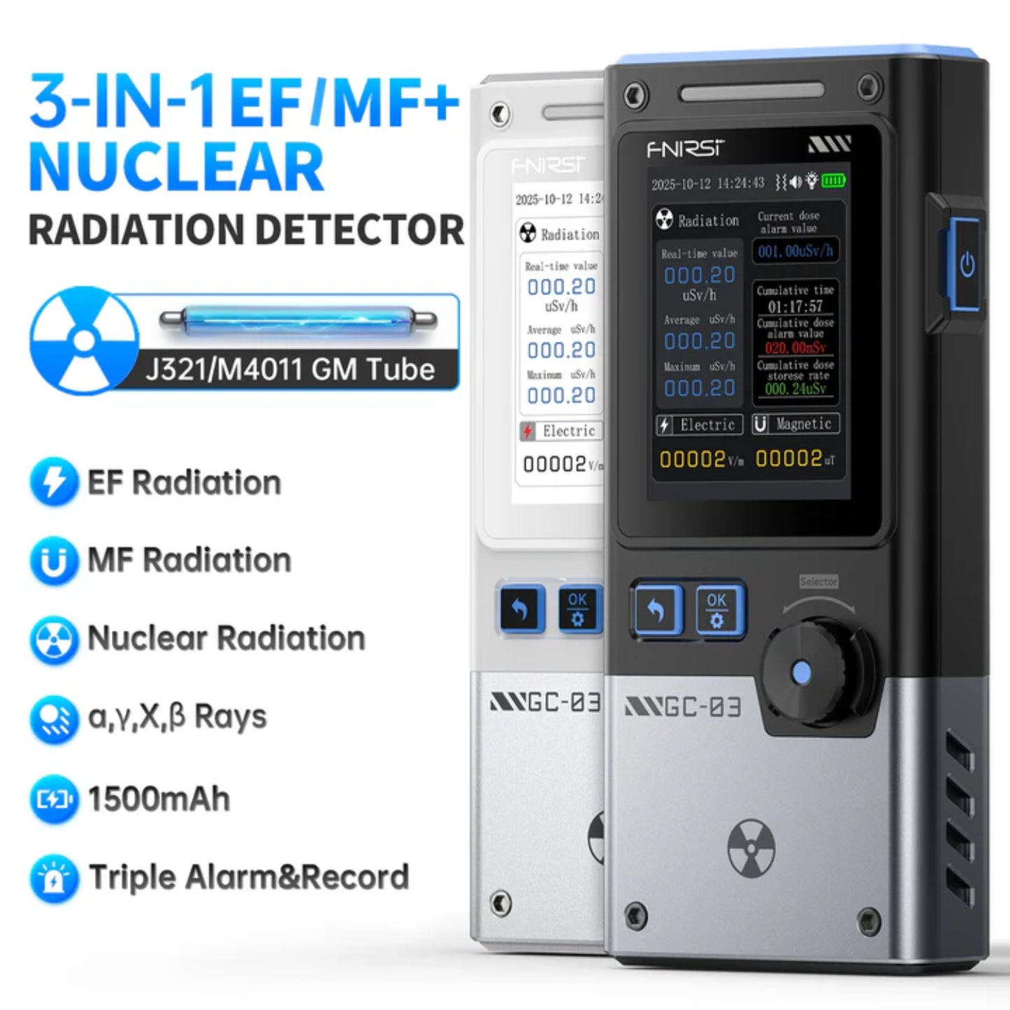 Multifunctional radiation detector