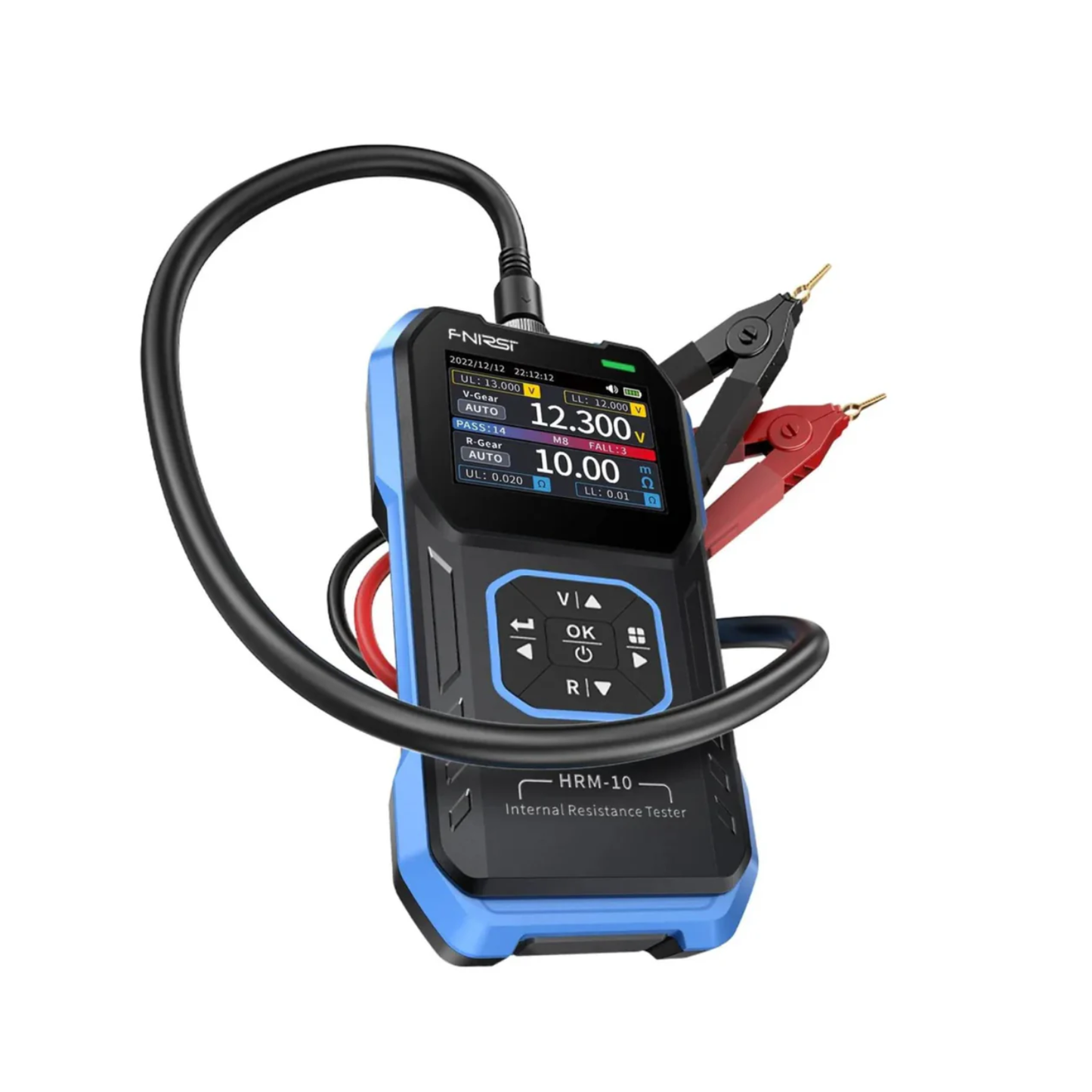 FNIRSI HRM-10: Voltage & Resistance Battery Tester