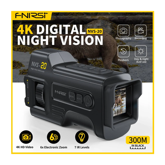 FNIRSI NVS-20 4K HD Infrared Night Vision Monocular