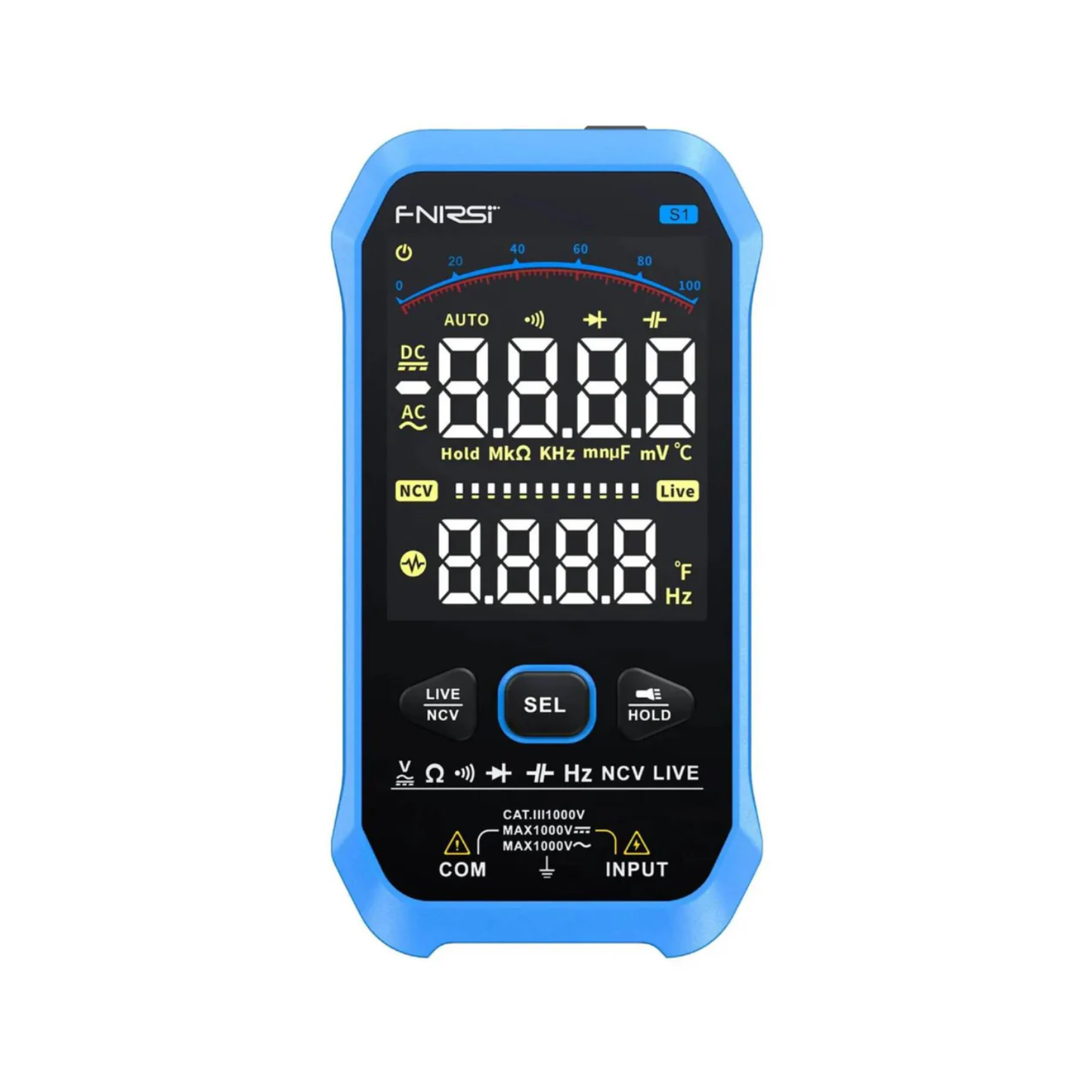 FNIRSI S1 Large Screen Smart Multimeter