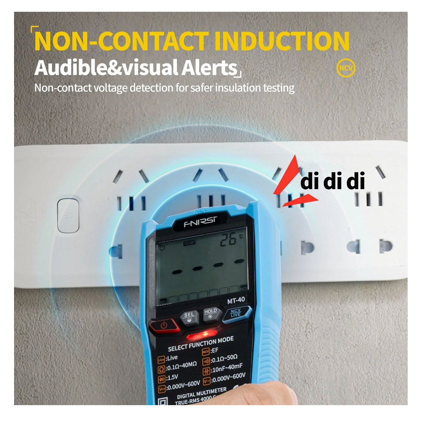 FNIRSI MT-40 Smart Auto-Ranging Digital Multimeter