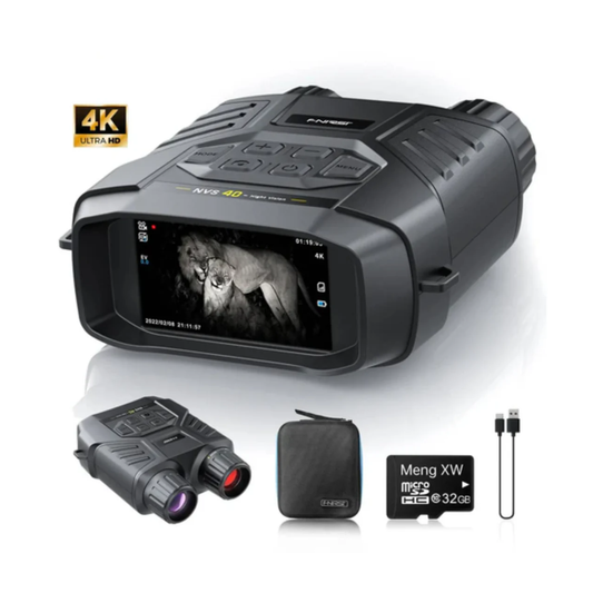 4K Night Vision Binoculars - NVS-40 - 6x Zoom - Clear Night Images
