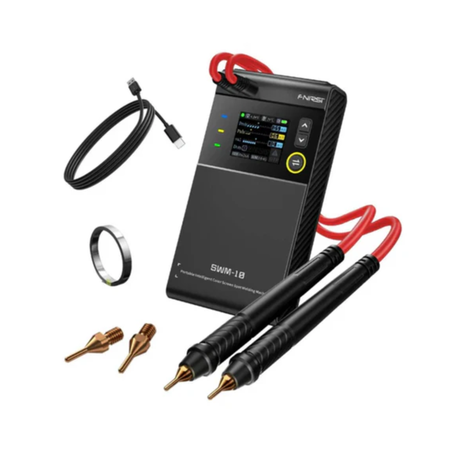FNIRSI SWM-10: Smart Portable Spot Welder with Color Display