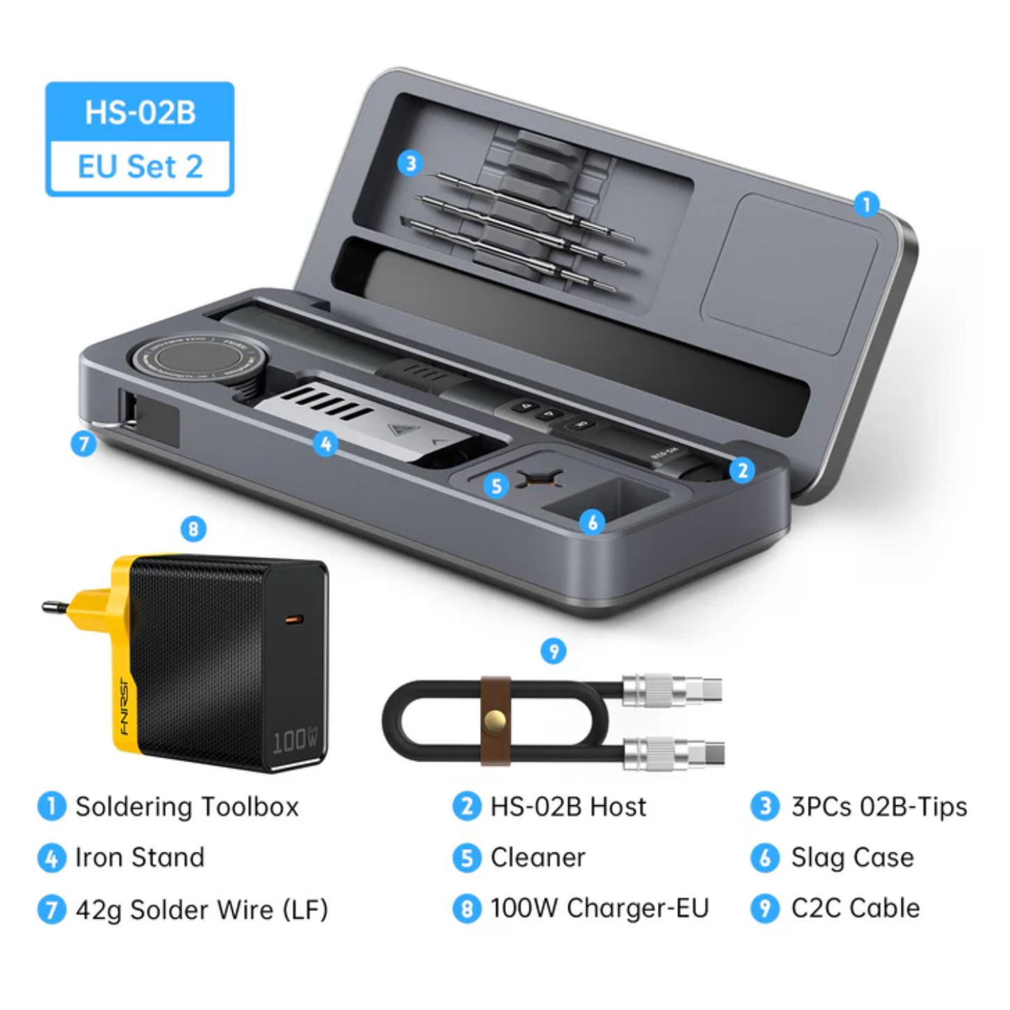 FNIRSI HS-02B & Portable Toolbox