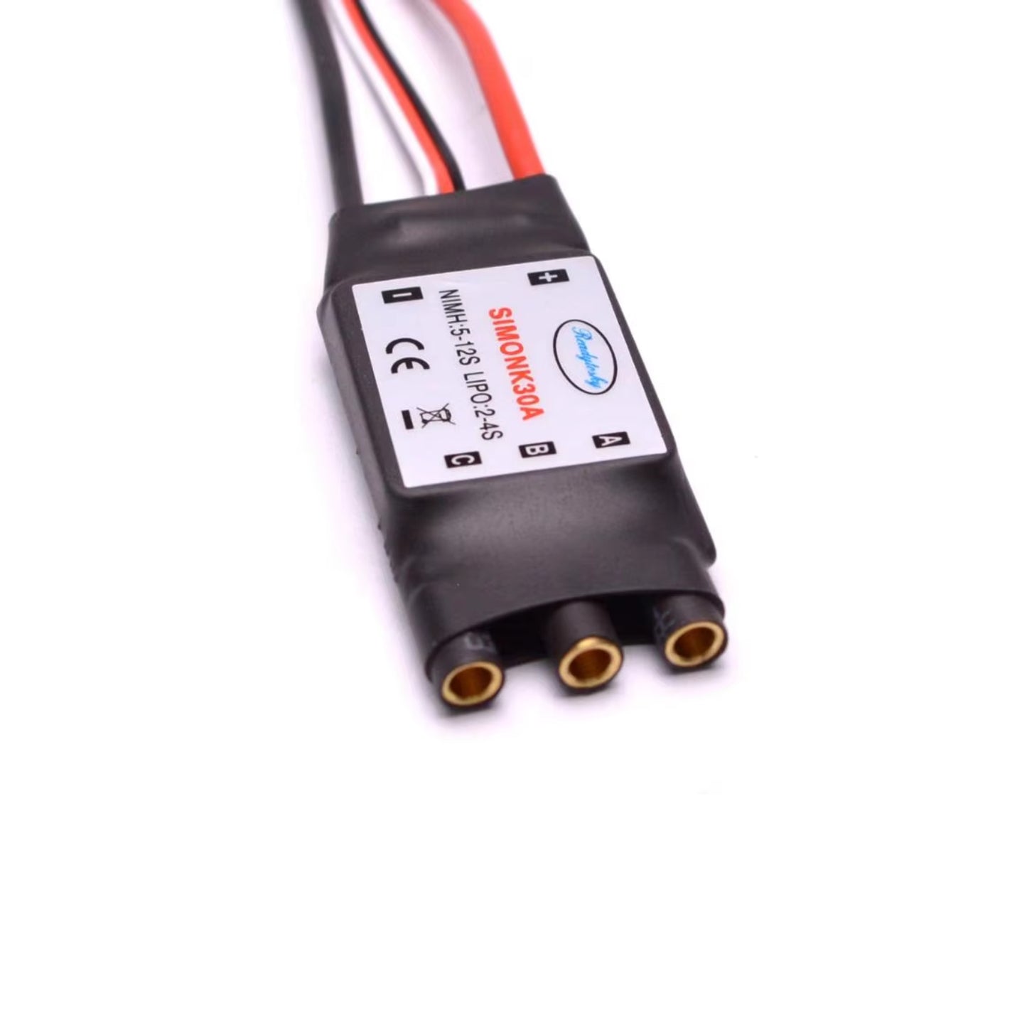 Readytosky Simonk 30A ESC 5V 2A BEC 30A Electronic Speed Controller High-Performance 30A ESC With 3.5mm Banana Connector For RC Models - RS8305