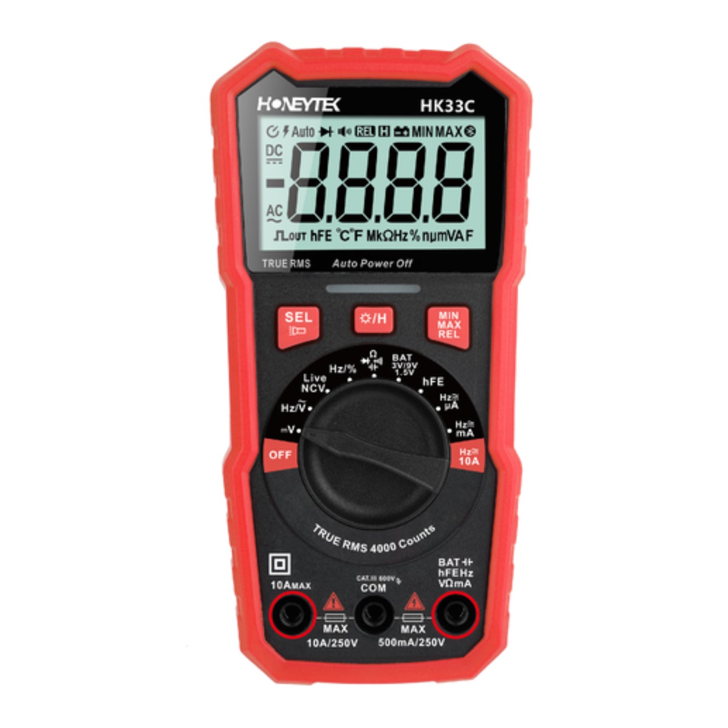 Honeytek HK33C True-RMS Digital Multimeter