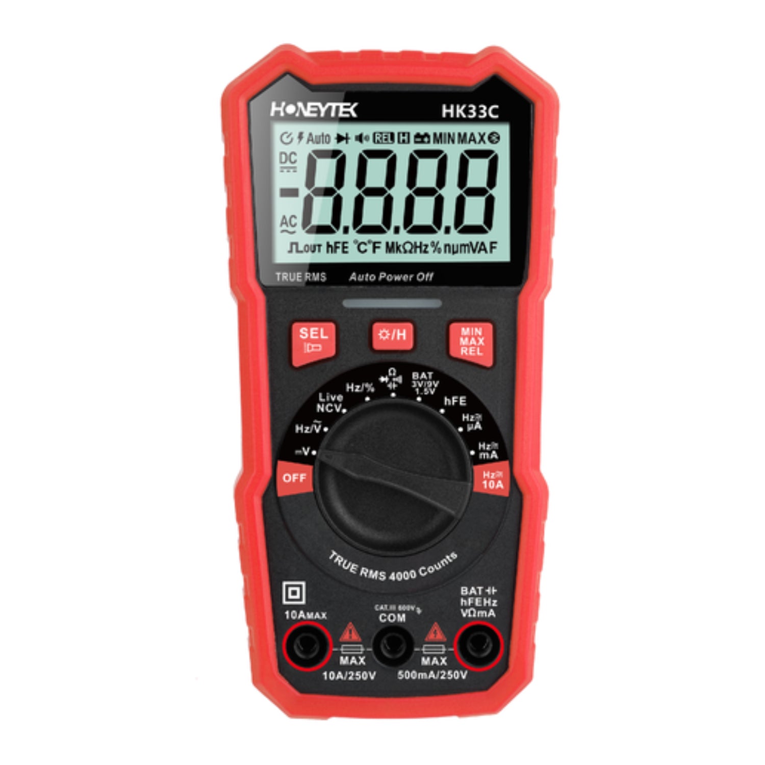 Honeytek HK33C True-RMS Digital Multimeter