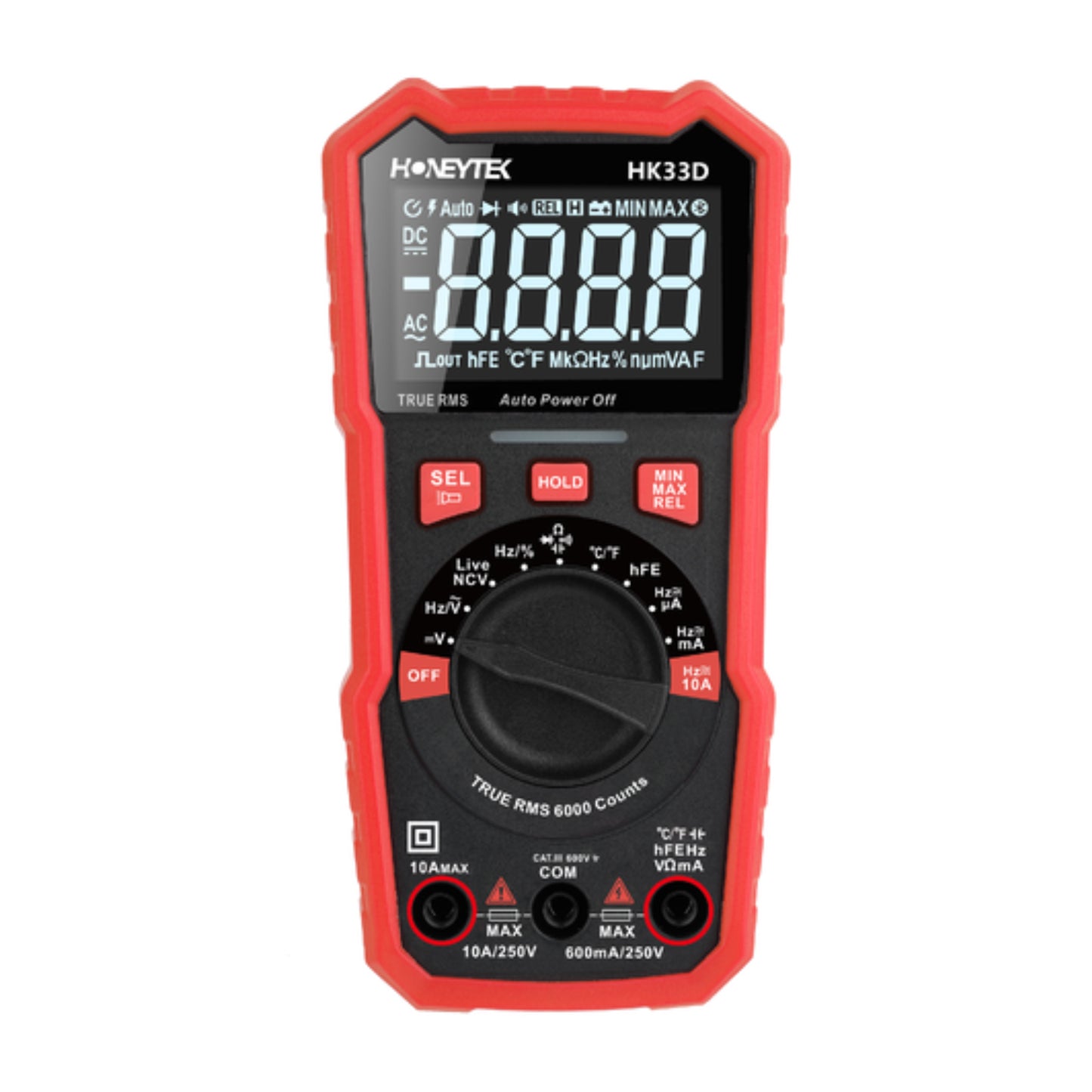 Honeytek HK33D TRUE-RMS Digital Multimeter