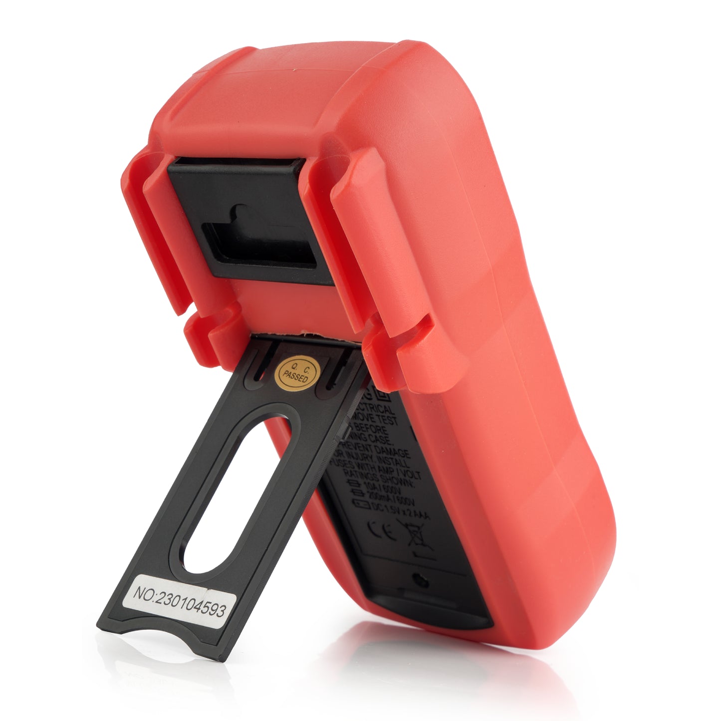 Digital multi-tester with temperature and continuity