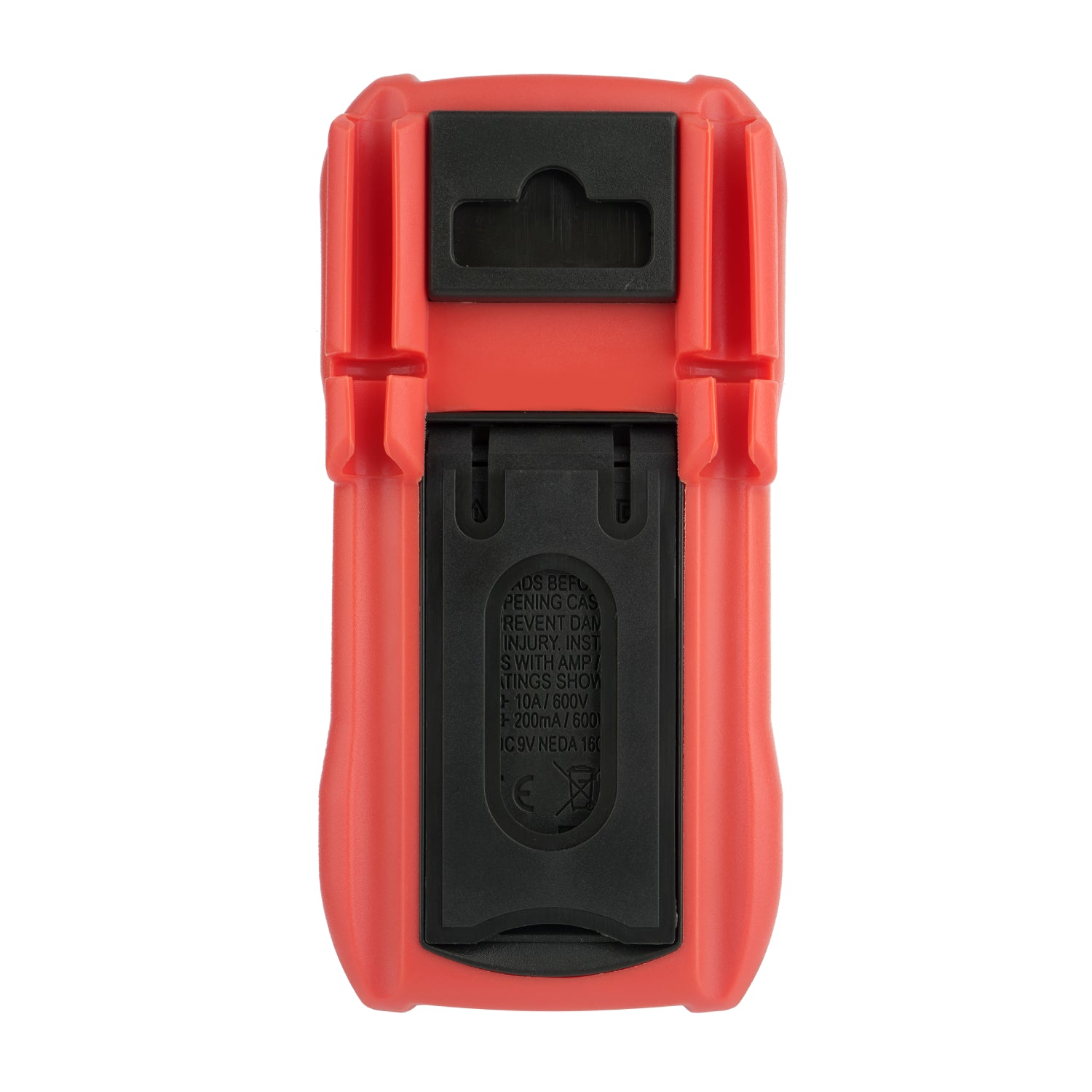 Manual range multimeter with temperature