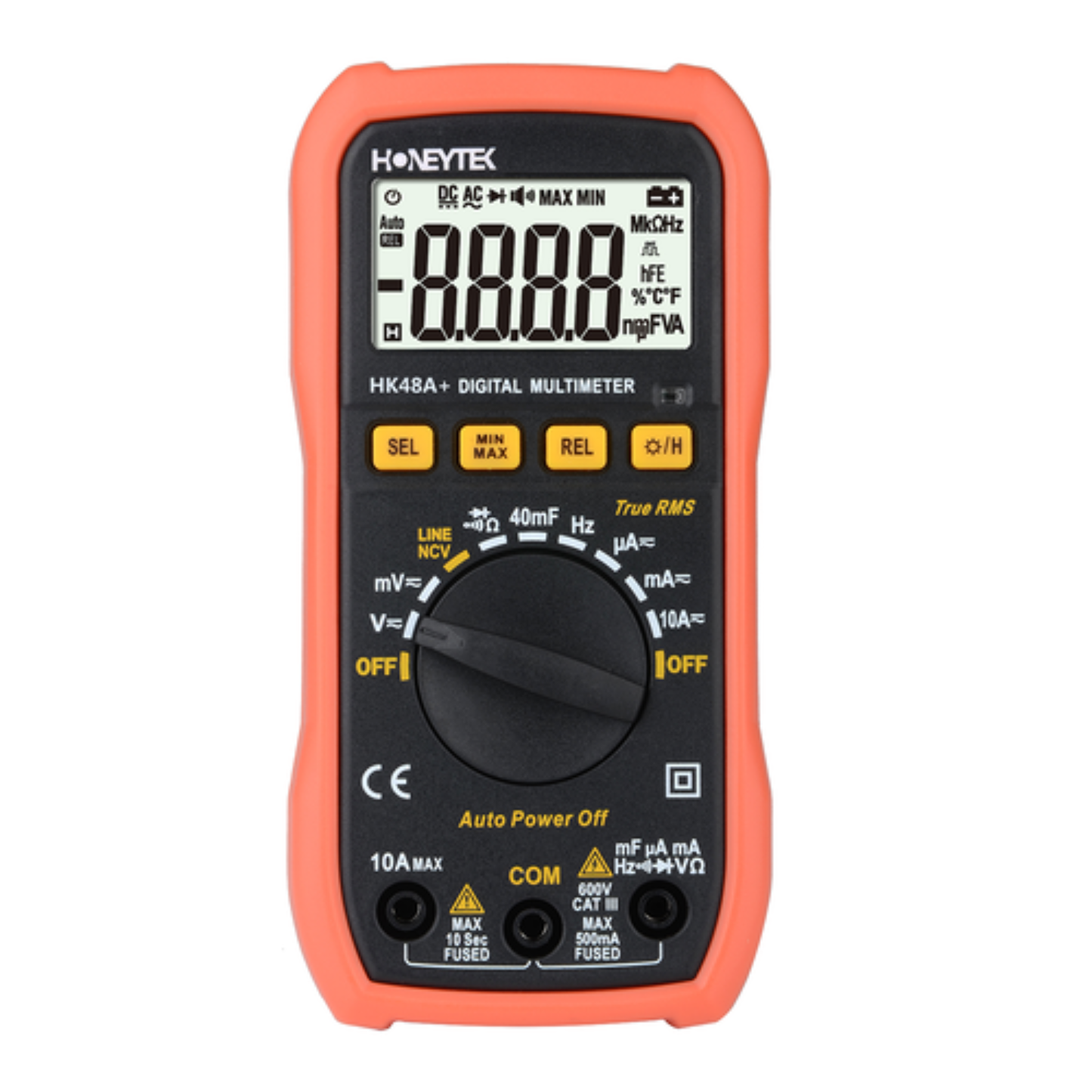 Honeytek HK48A+ True-RMS digital multimeter