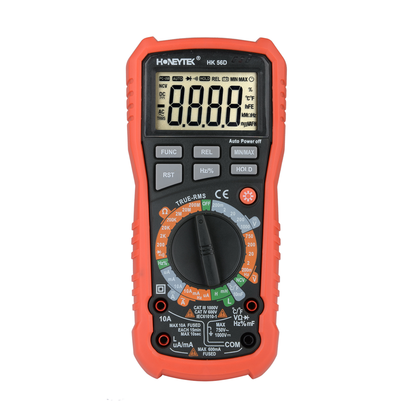 Honeytek HK56D True-RMS Digital Multimeter