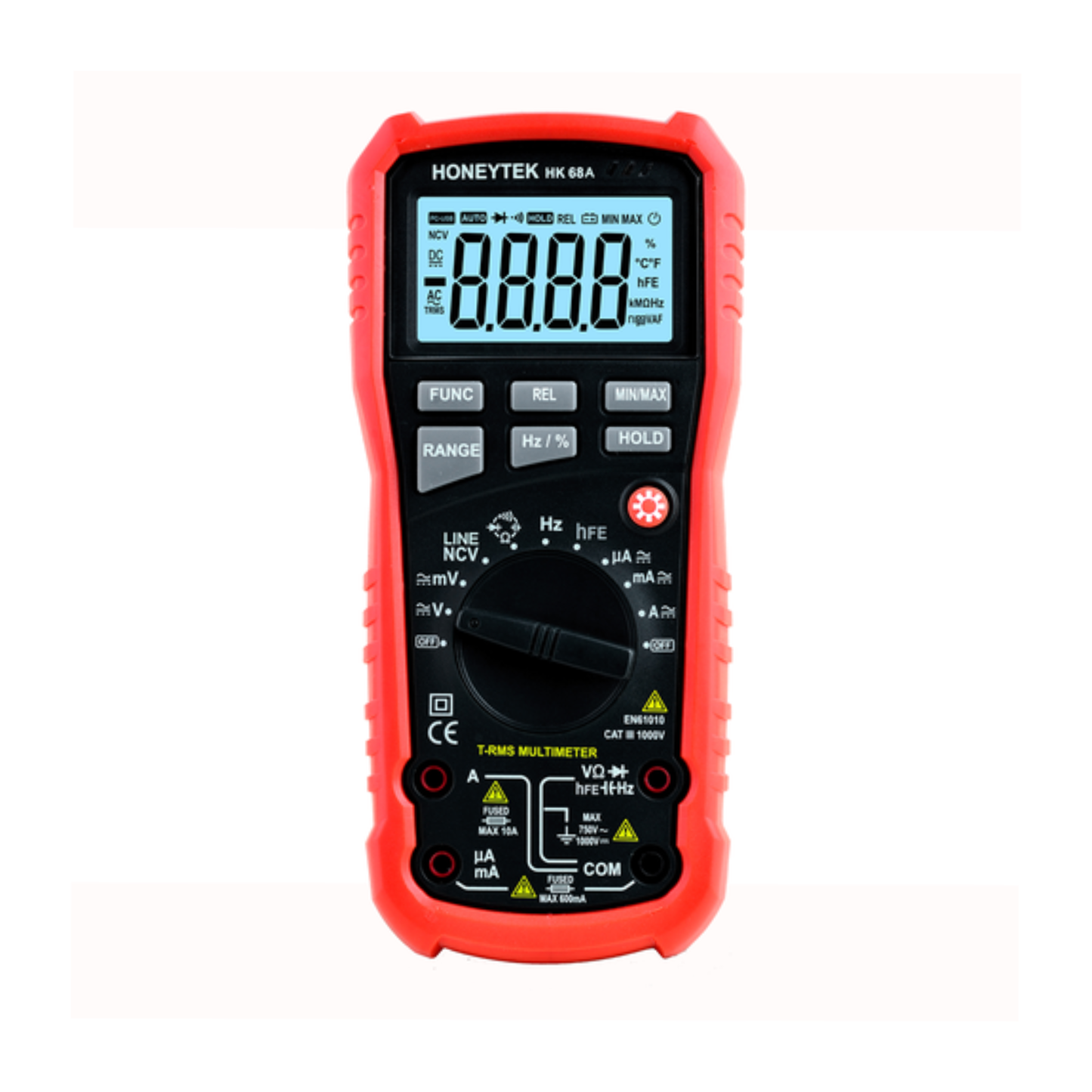Honeytek HK68A True-RMS Digital Multimeter