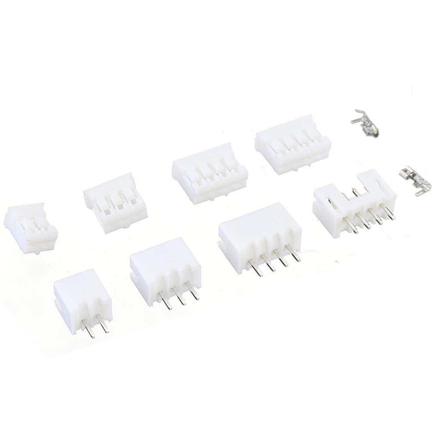 300pcs JST PH2.0 2.0mm Pitch Connector Kit 2/3/4 Pin Housing, Pins & Headers for Electronics & Robotics - RS2762