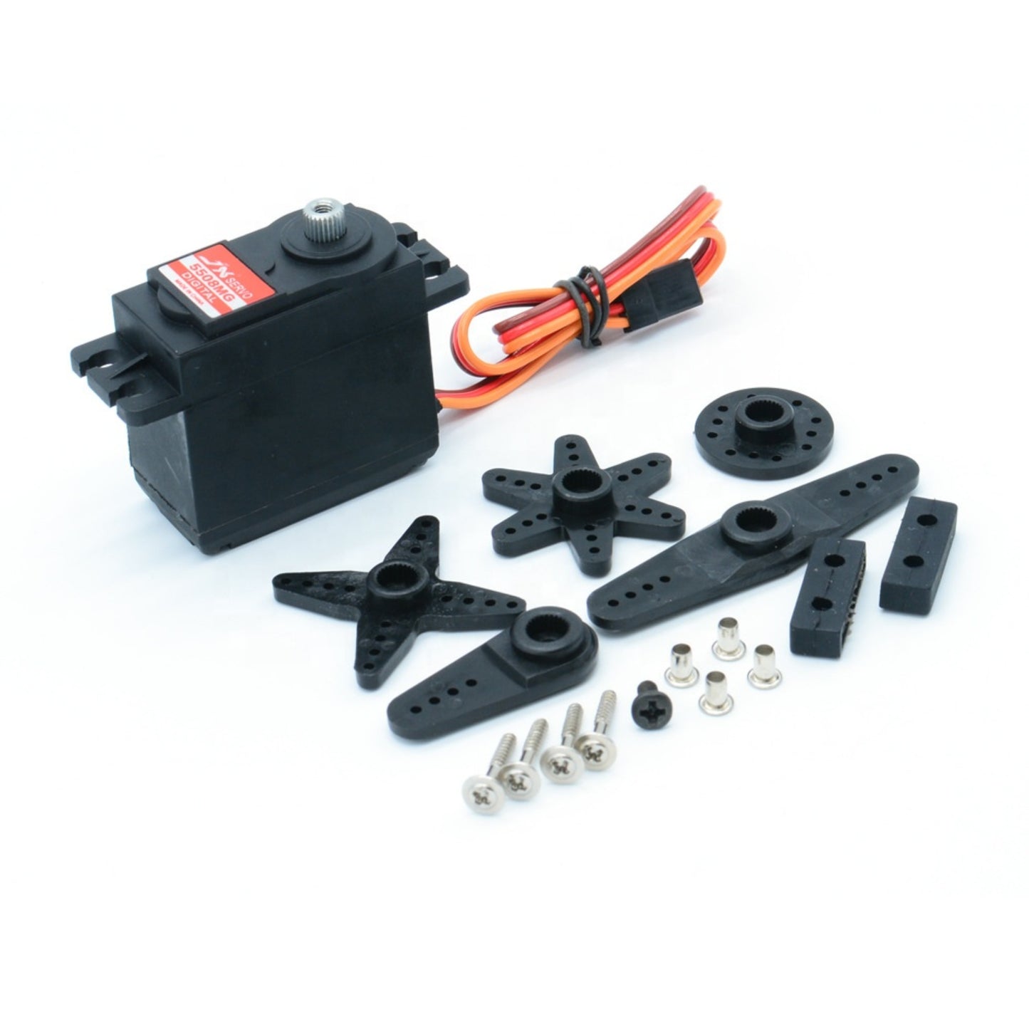 JX PDI-5508MG Coreless Digital Servo With Metal Gears 8.2KG High Torque Digital Servo For RC Cars, Boats, Airplanes & Robotics
