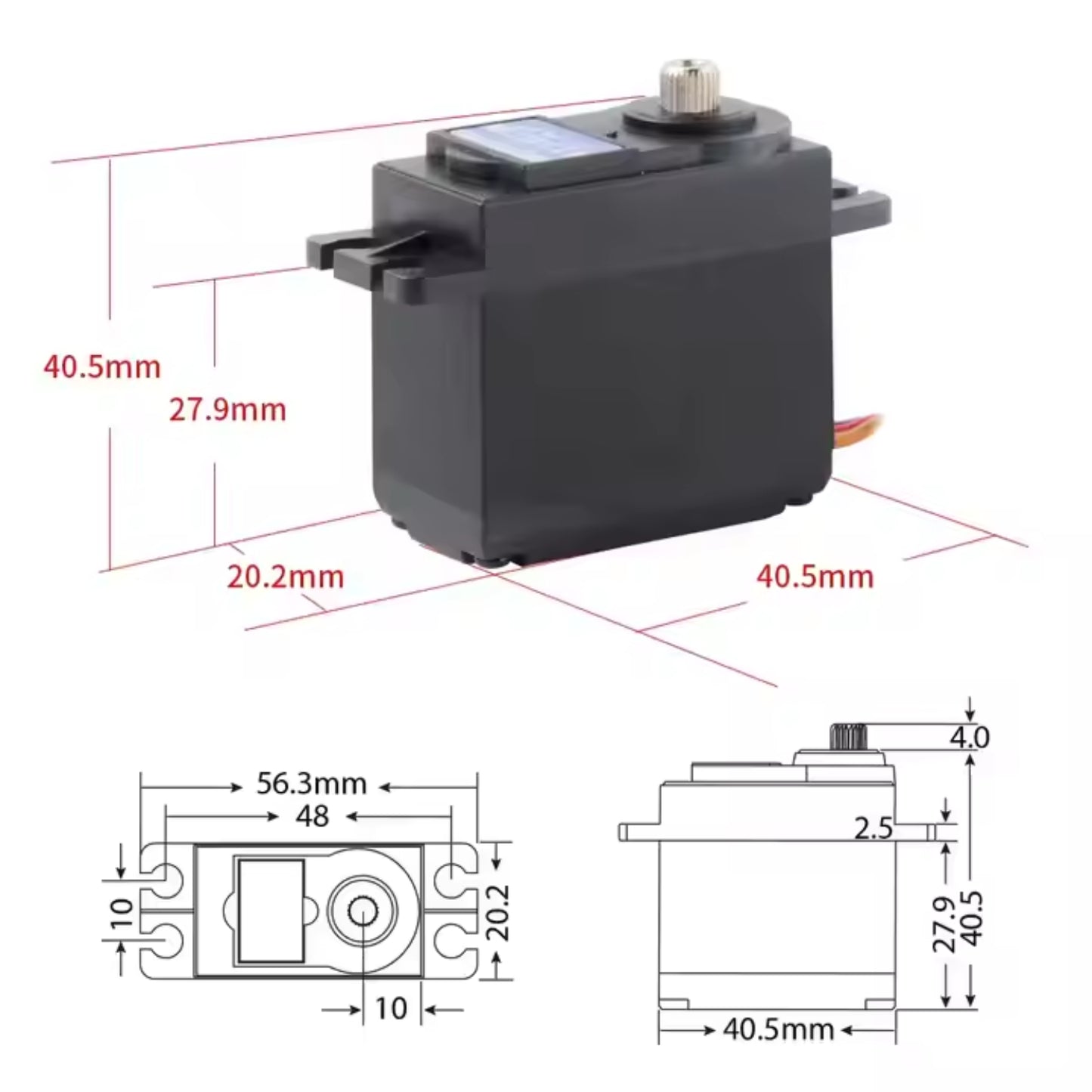 JX Servo PS-5513MG