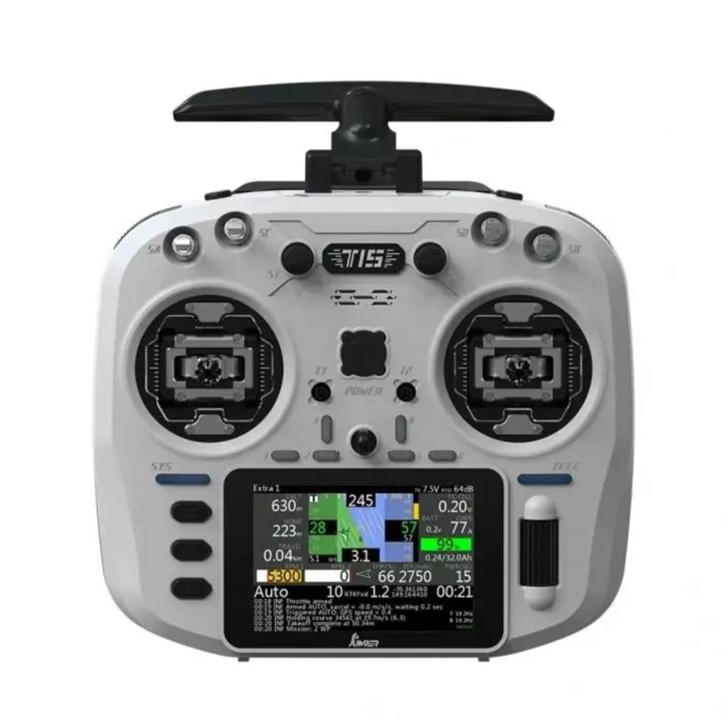 Jumper T15 Advanced ELRS 2.4GHz Radio Controller- Platinum White
