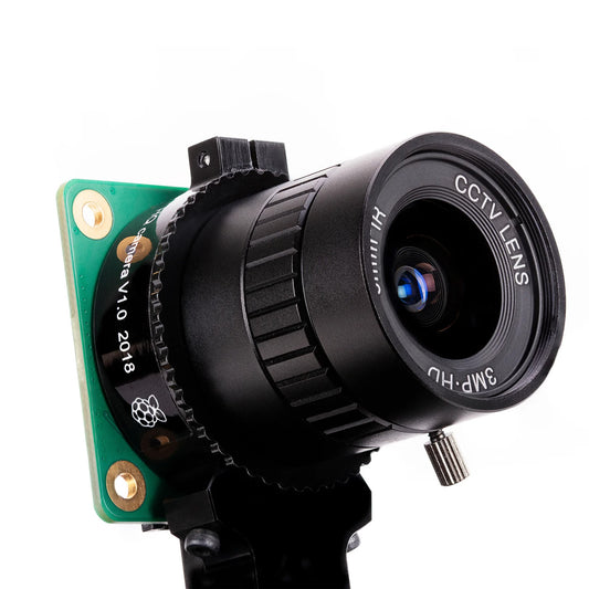 Raspberry Pi Camera Lens 6mm Wide Angle Lens For Raspberry Pi Camera High Quality Camera Manual Adjustable Aperture CS Mount Lens For Surveillance DIY Camera - RS3580