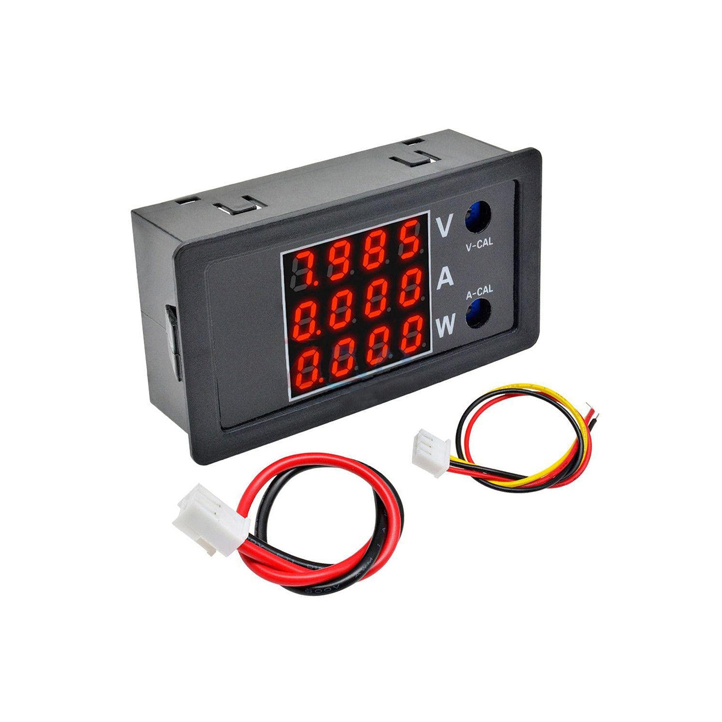 DC 0-100V 10A 1000W Digital Power Meter DC Power Supply Meter 4bit-Digit LED Voltmeter Ammeter Wattmeter Voltage Current Power Meter High-Precision DC Voltage Current Power Supply Meter - RS2752