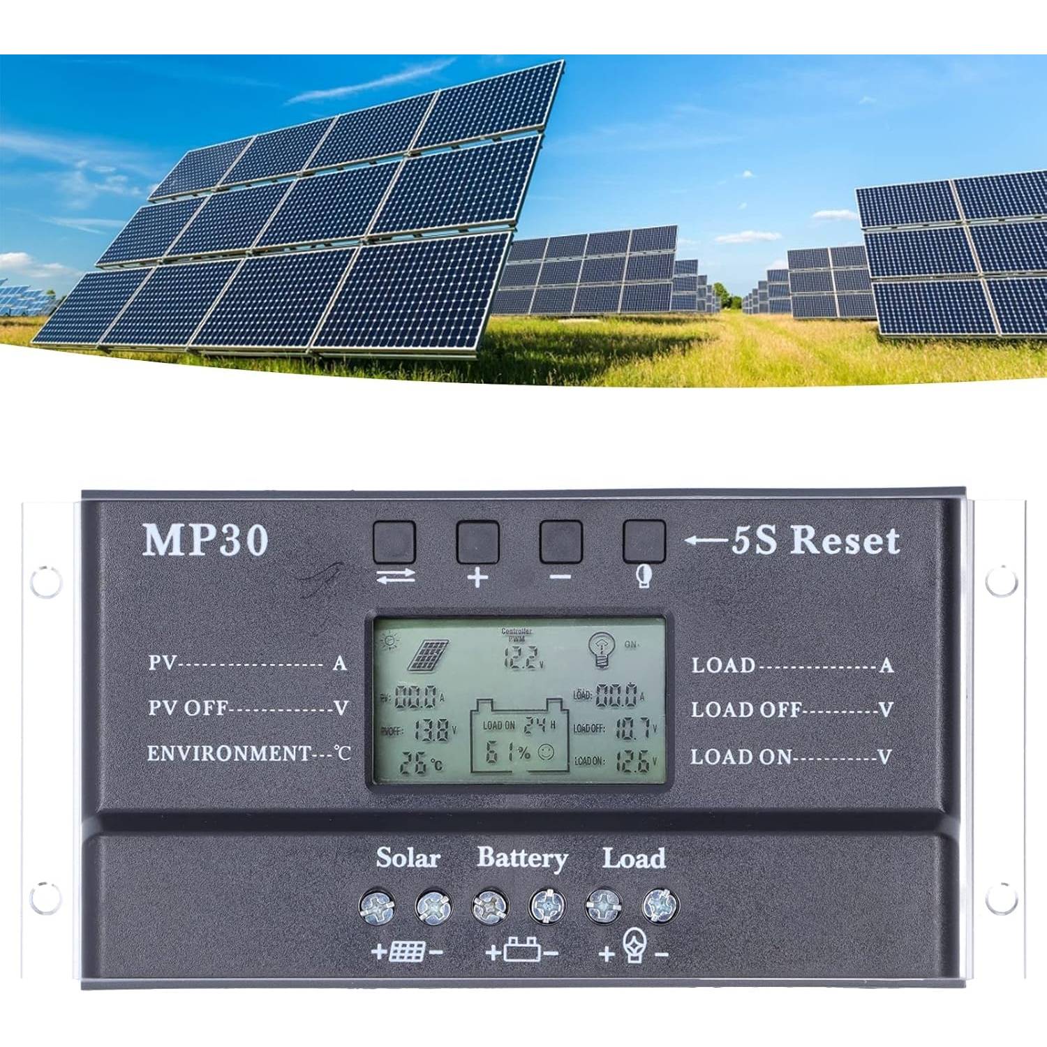 12/24V PWM PV Controller