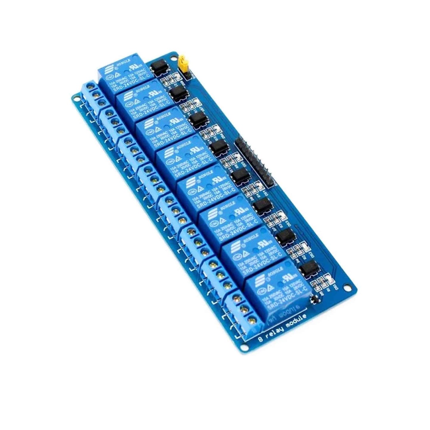 24V 8 Channel Relay Module with Optocoupler