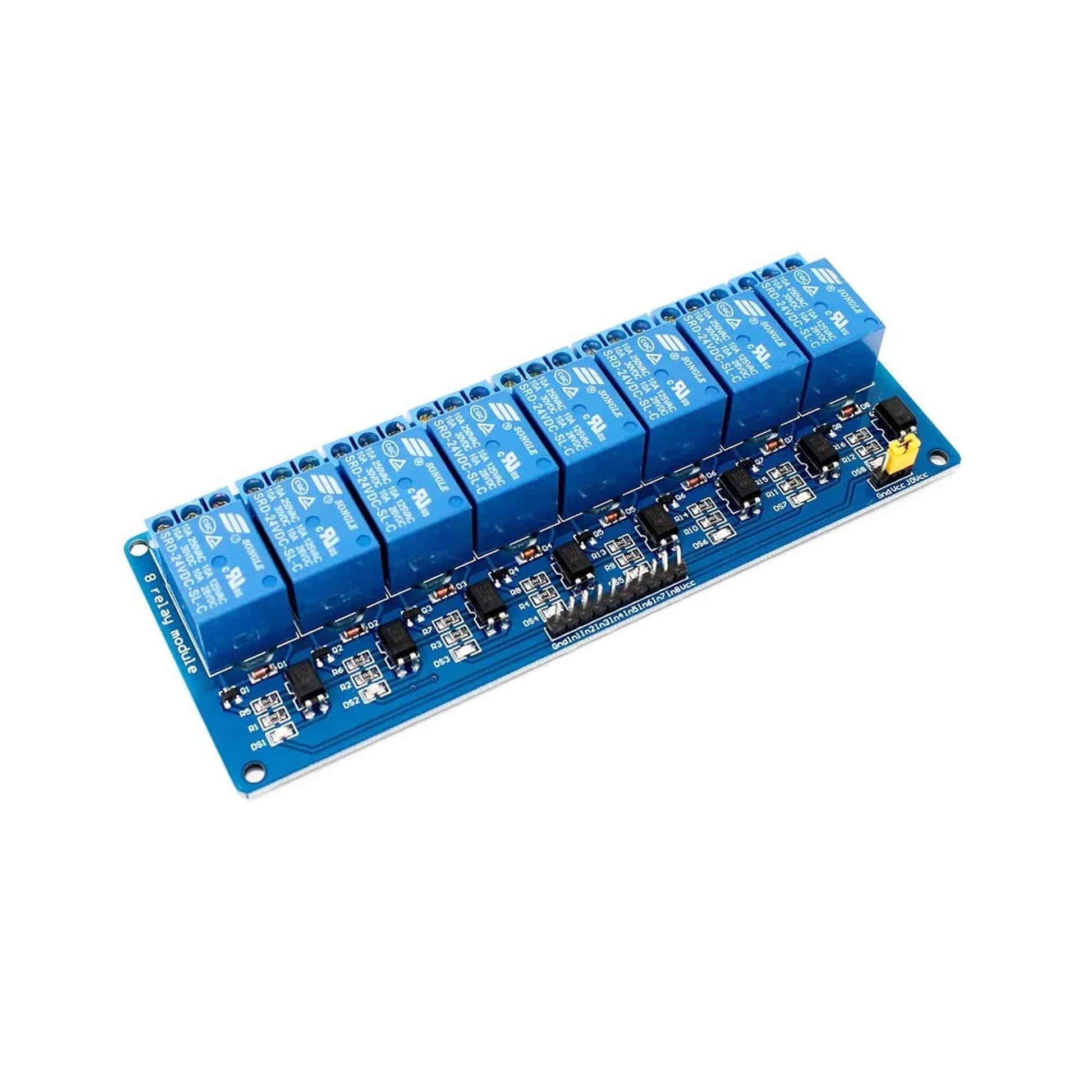 24V 8 Channel Relay Module with Optocoupler
