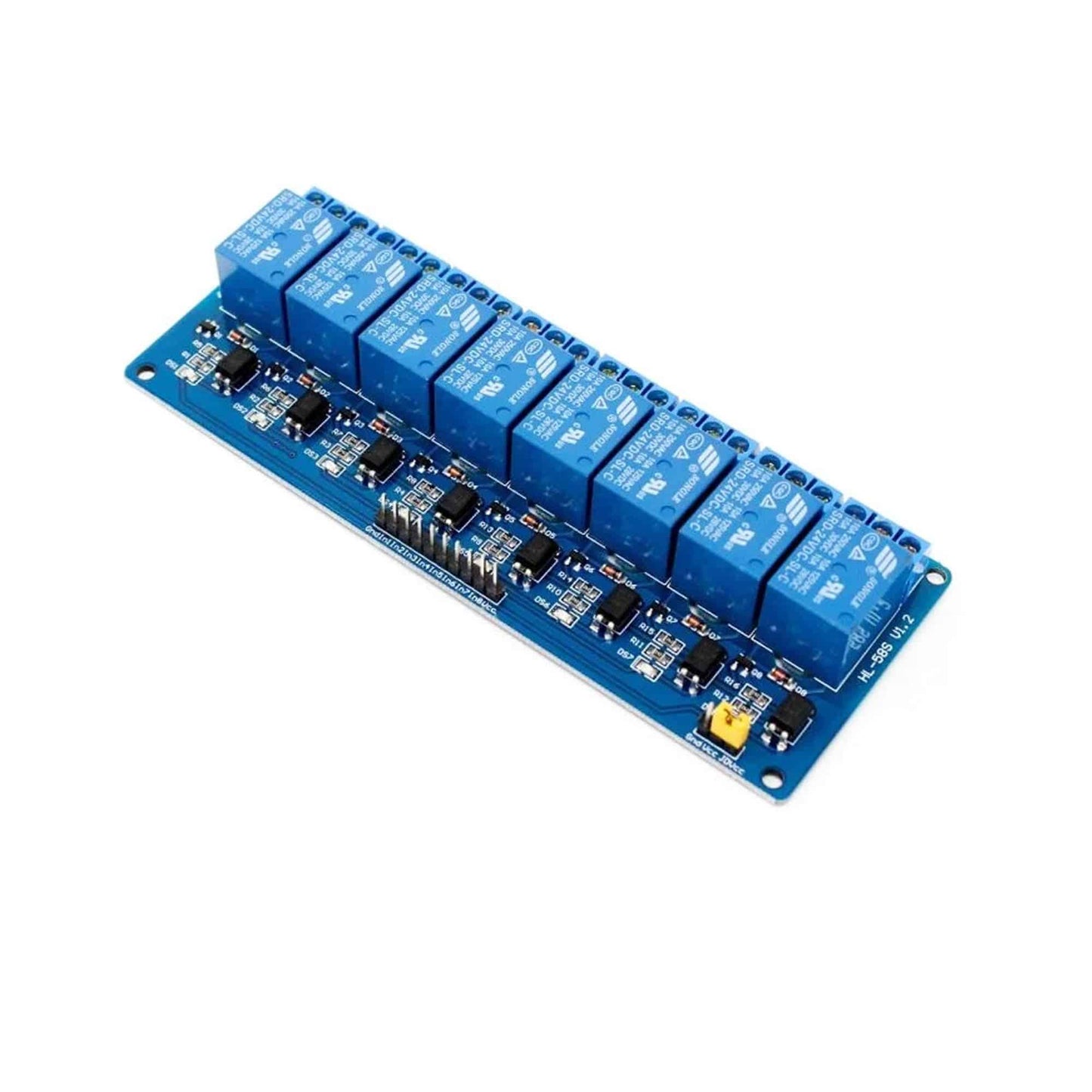 24V 8 Channel Relay Module with Optocoupler