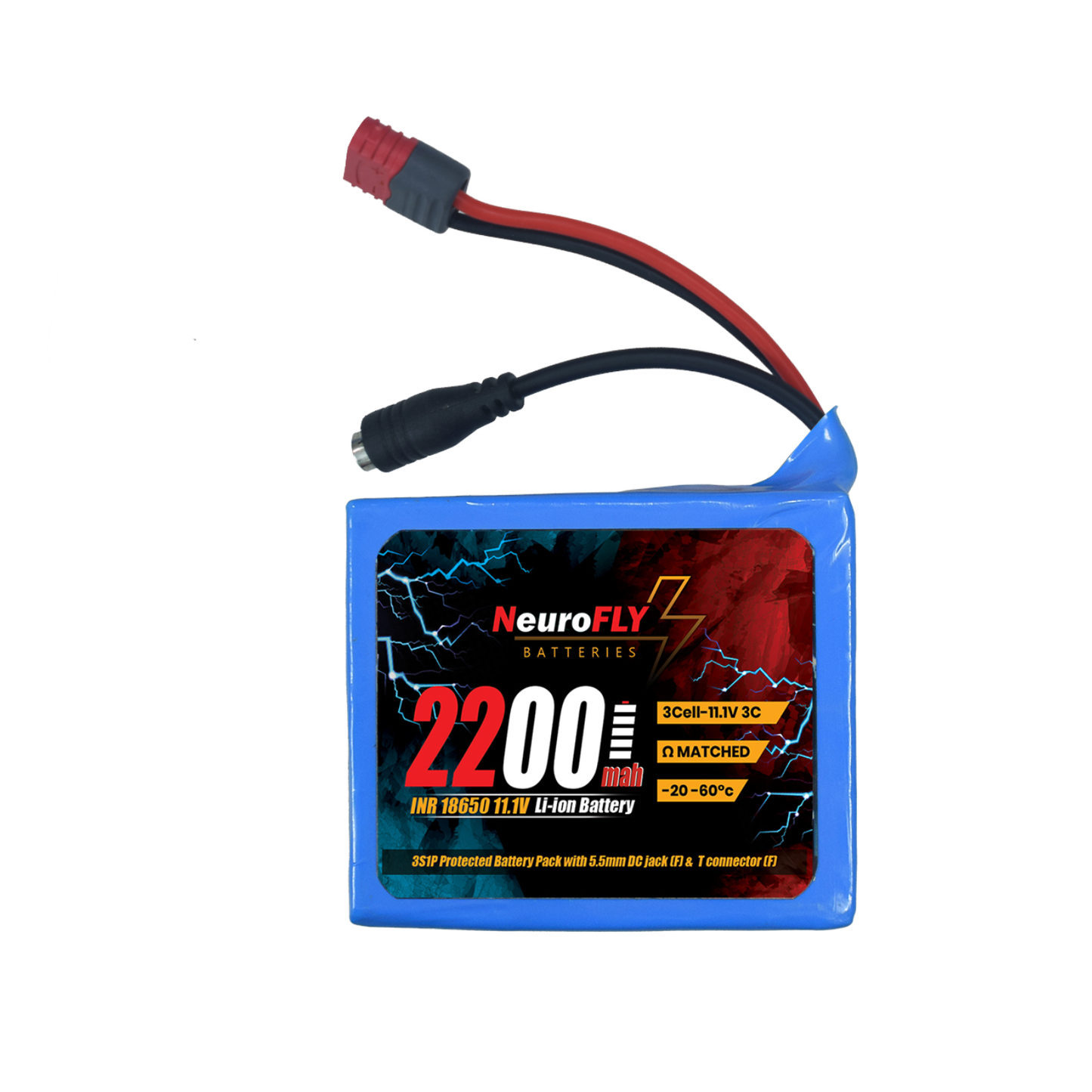 NeuroFLY INR 18650 Battery Li-ion