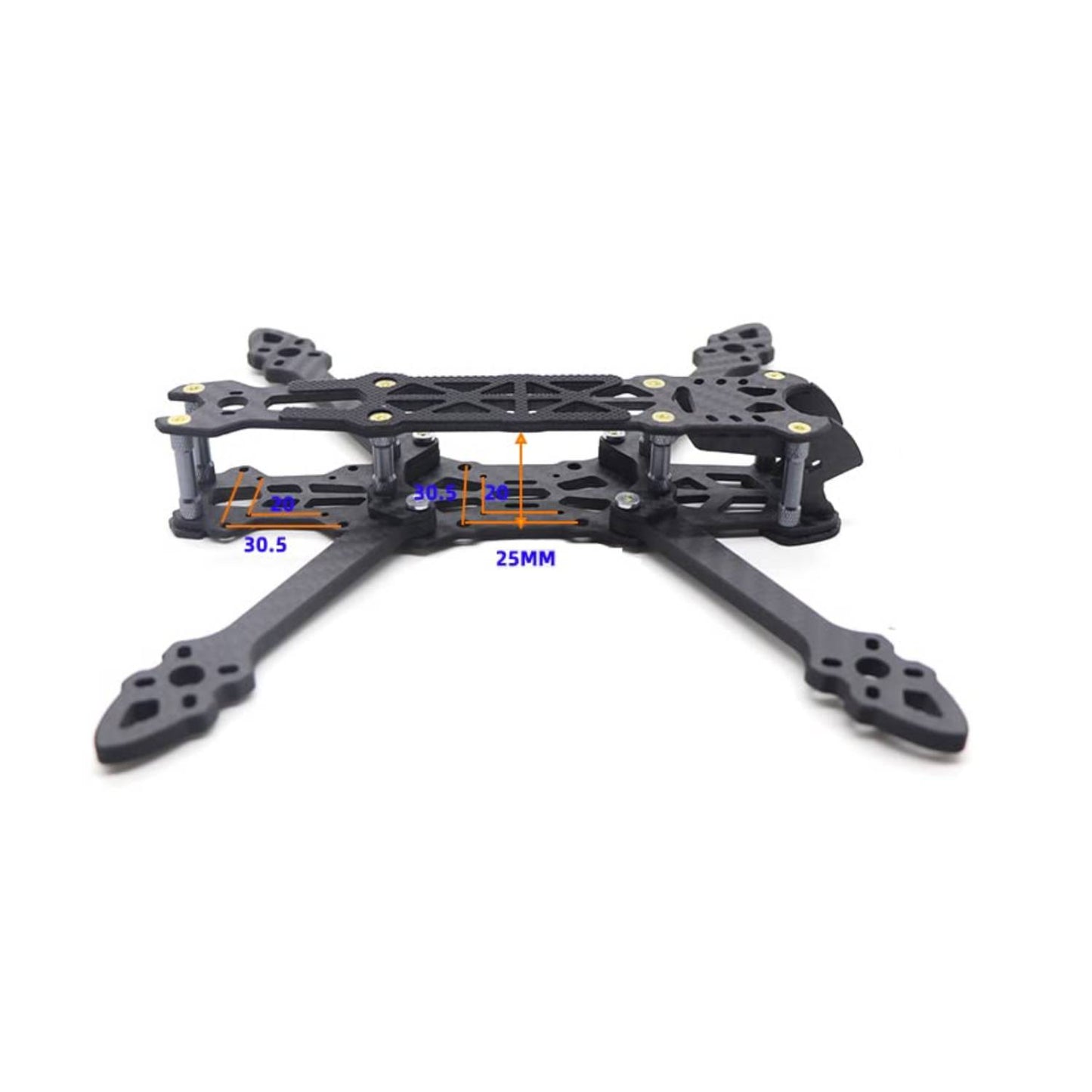 Mark4 5-inch 225mm Carbon Fiber FPV Drone Frame Kit - Durable And Lightweight For Freestyle And Racing