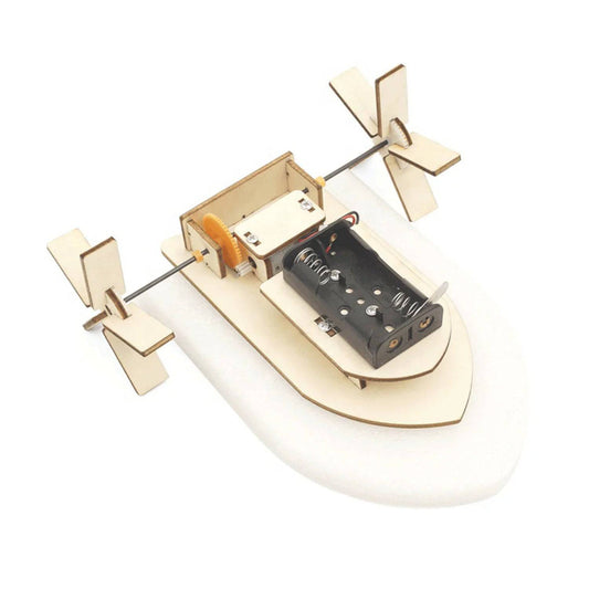 Paddle Wheeler Boat STEM Kit DIY Wooden Paddle Wheeler Boat
