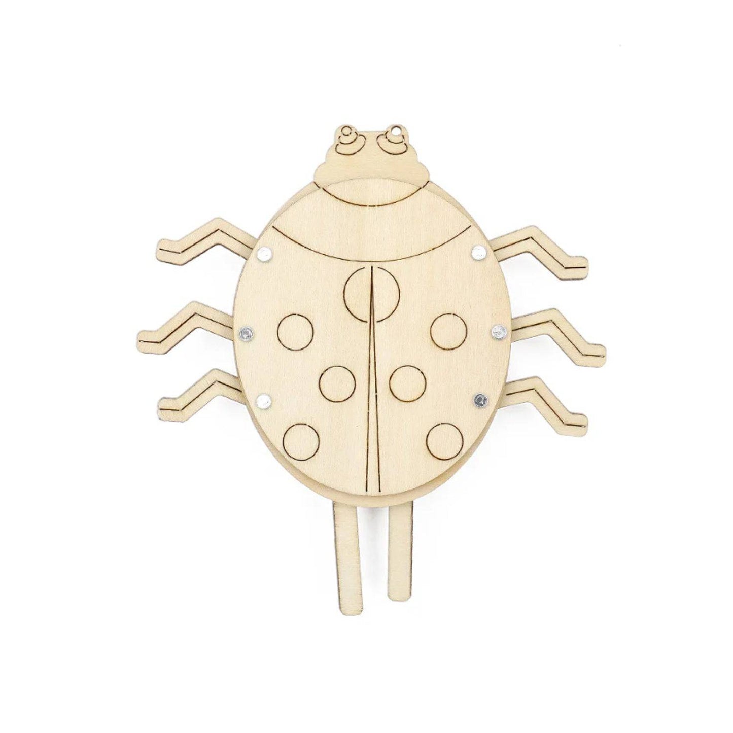 DIY Ladybugs Puzzle STEM Kit Wooden Ladybugs Educational