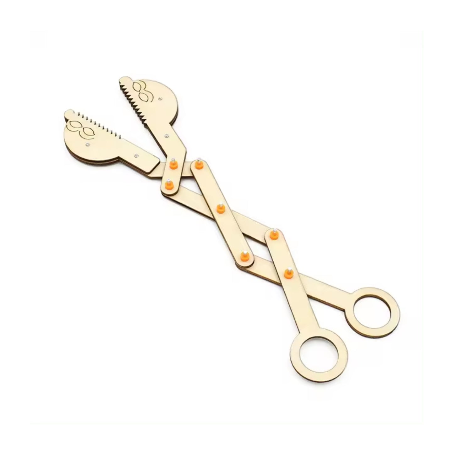 3D Wooden Robotic Scissors DIY Robotic Scissors Puzzle STEM Kit DIY Wooden Robotic Scissors 3D Puzzle For Kids - RS6268