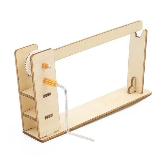 Wooden DIY Parking Barrier Gate STEM Kit Educational Wooden Parking Barrier DIY Kit Science Experiment Toy Science Educational Project Toys Hands-on Science Fun DIY Parking Gate Toy - RS6248