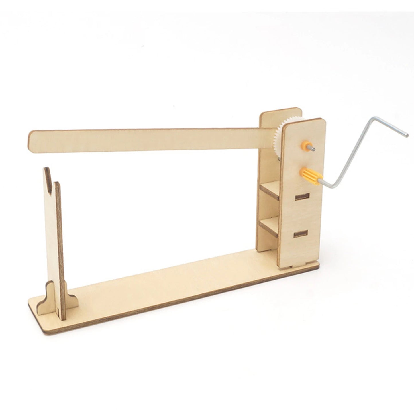 Wooden DIY Parking Barrier Gate STEM Kit Educational Wooden Parking Barrier DIY Kit Science Experiment Toy Science Educational Project Toys Hands-on Science Fun DIY Parking Gate Toy - RS6248