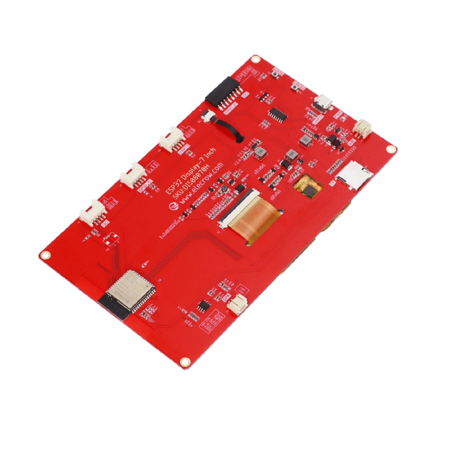 ELECROW CrowPanel - 7.0" ESP32 Terminal HMI Display 800x480 RGB TFT LCD Compatible Display For Arduino/LVGL/PlatformIO/Micropython The Ultimate ESP32 Development Companion - RS6984