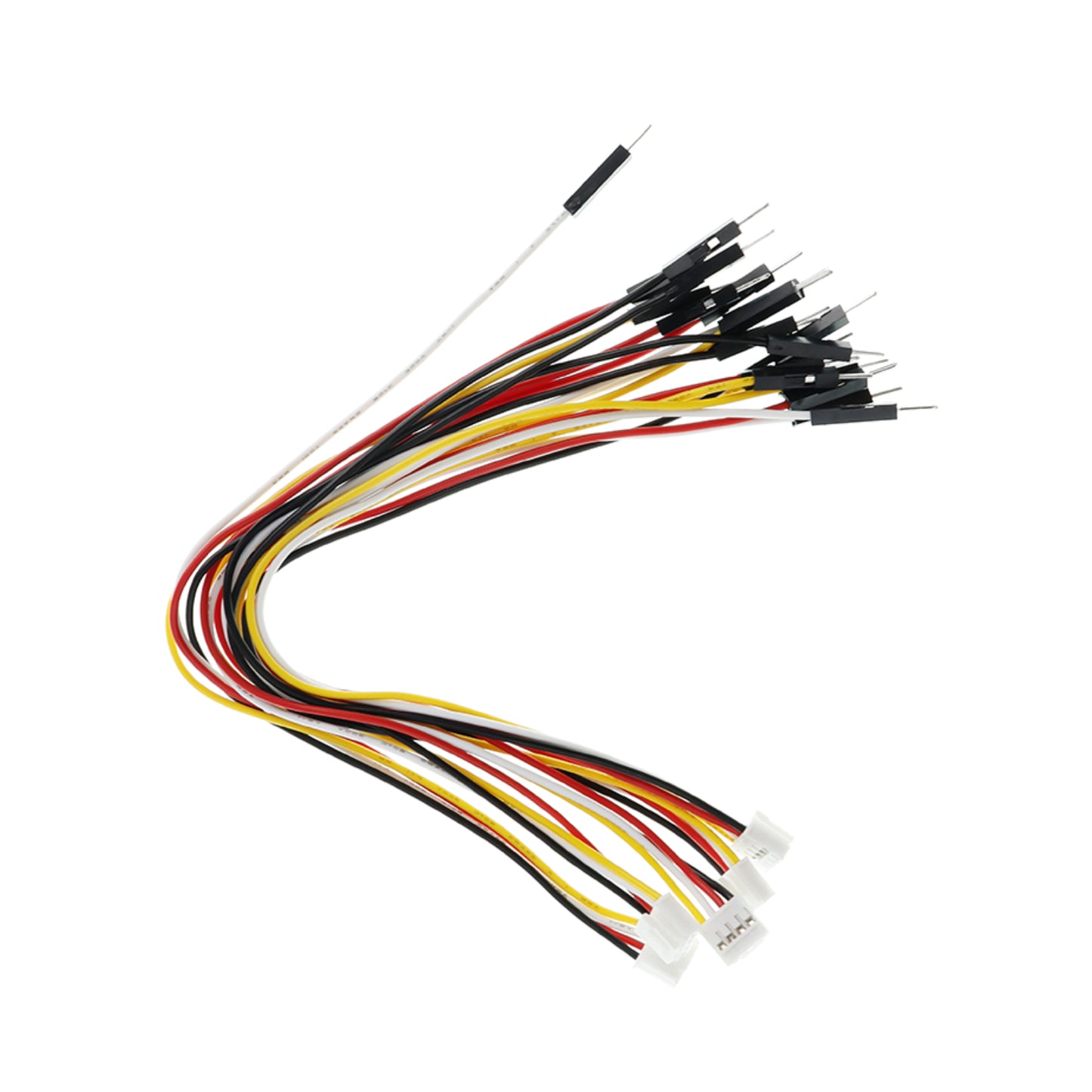 ELECROW Crowtail - 4 Pin Male Split Jumper Wire High-Quality Crowtail Jumper Cable With Male Connectors For Arduino & Raspberry Pi - Pack of 5- RS7029