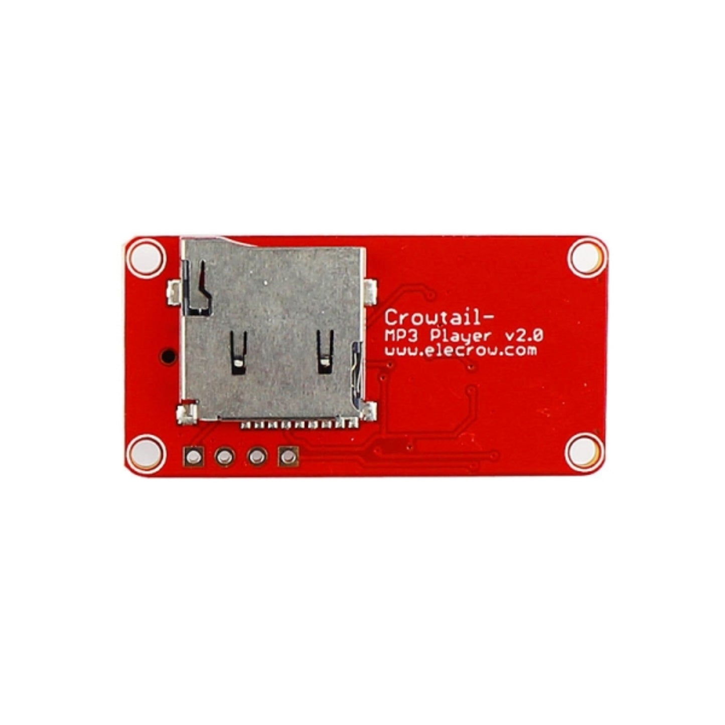 ELECROW Crowtail - 2.0 MP3 Player Enhanced Audio Experience MP3/WAV/WMV, 24-Bit DAC, FAT16/32 - RS7059