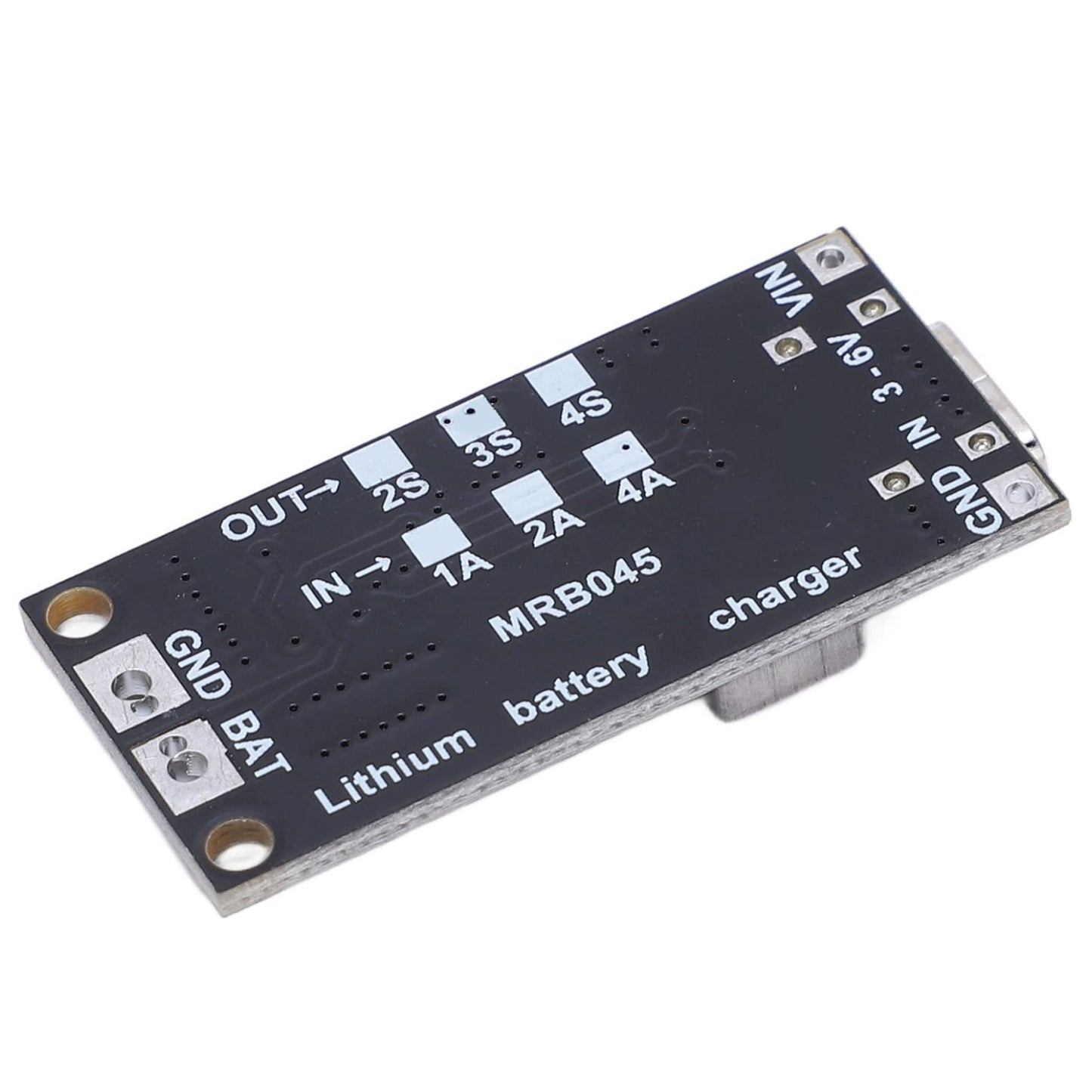 18650 Li-Ion Polymer Charger Module Type-C 2S Li-ion Charger 8.4V 4A Li-ion Boost Charger High-Power 18650 Li-ion Battery Charger with USB-C Input USB-C Li-ion Battery Charger for High Power Polymer Battery - RS6799