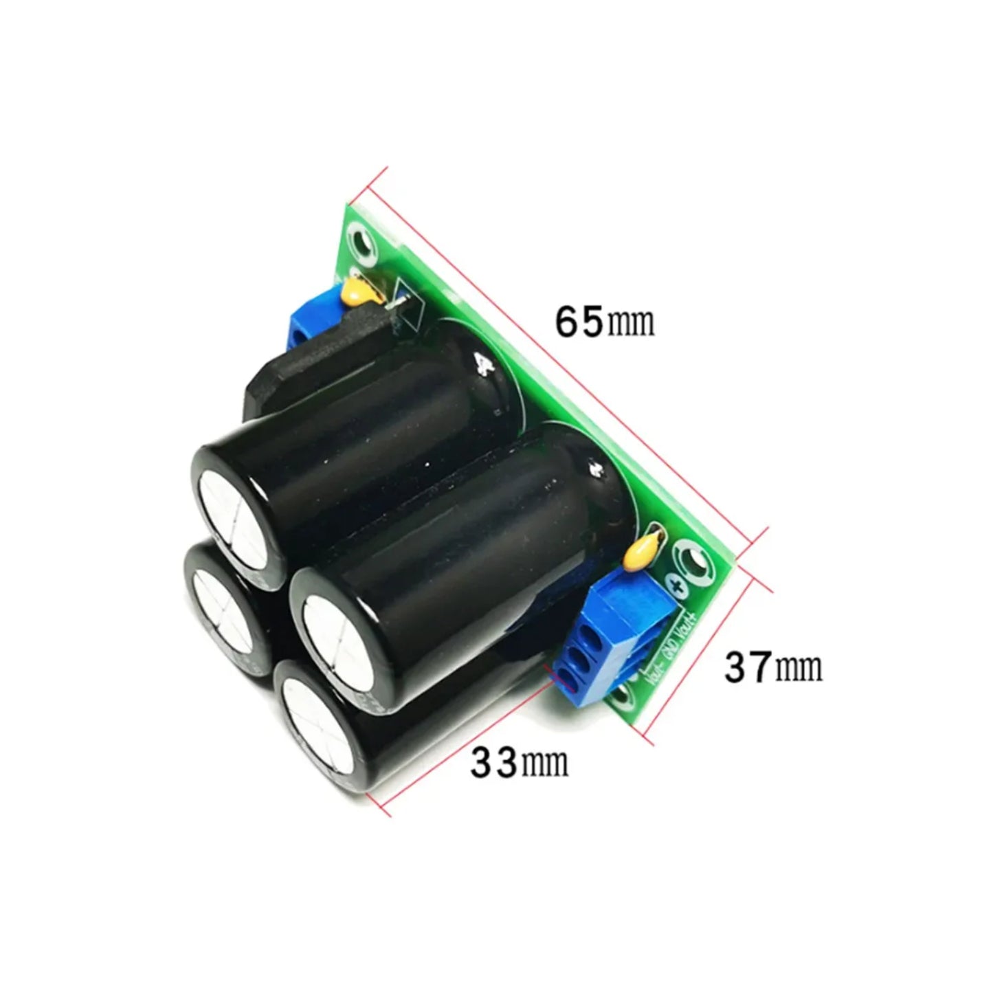 35V 4700uF 25A Dual Power Supply Board 25A Dual Power Supply Rectifier Board Dual Power Supply Module For Electronic Projects - RS6686