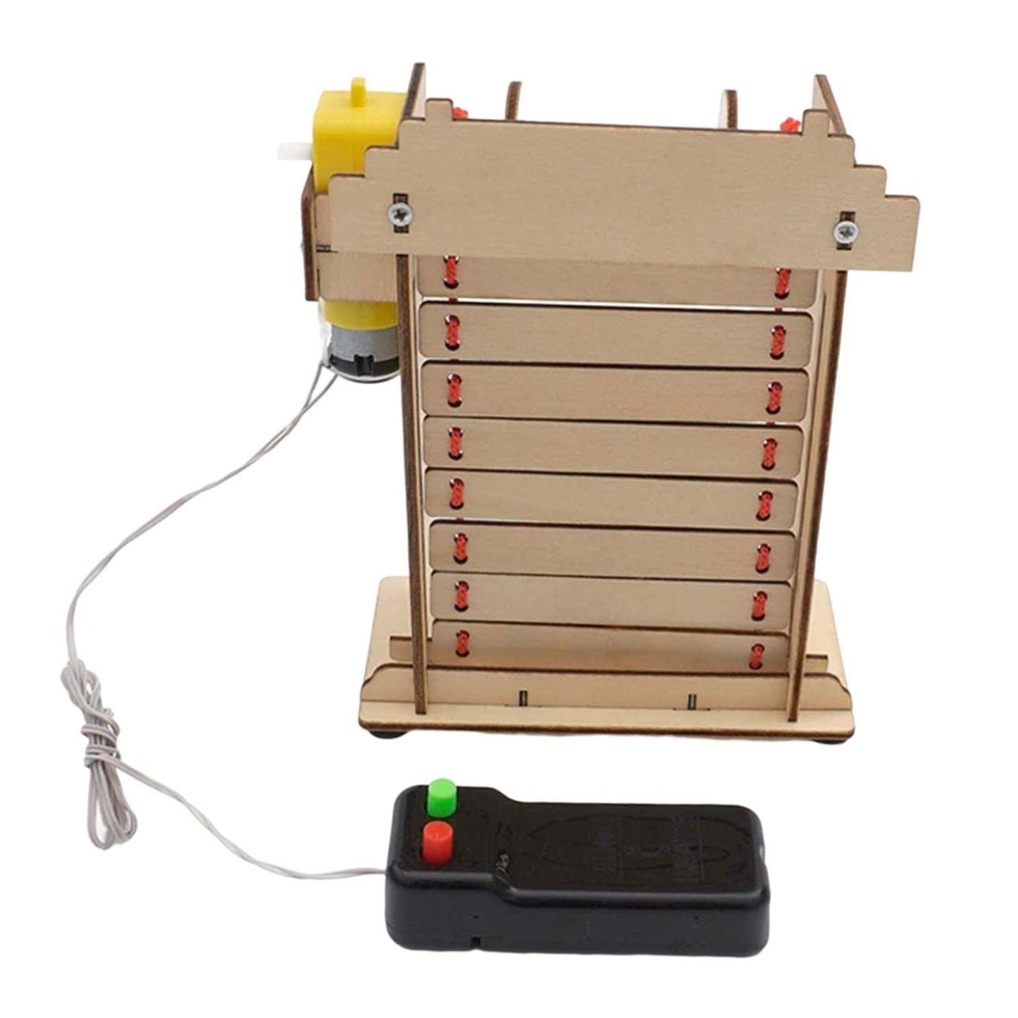 Wooden Electric Gate STEM Kit DIY Electric Gate Toy DIY Electric Gate Physics Toy Build Your Own Wooden Electric Gate: A Hands-On Physics Experiment - RS6383