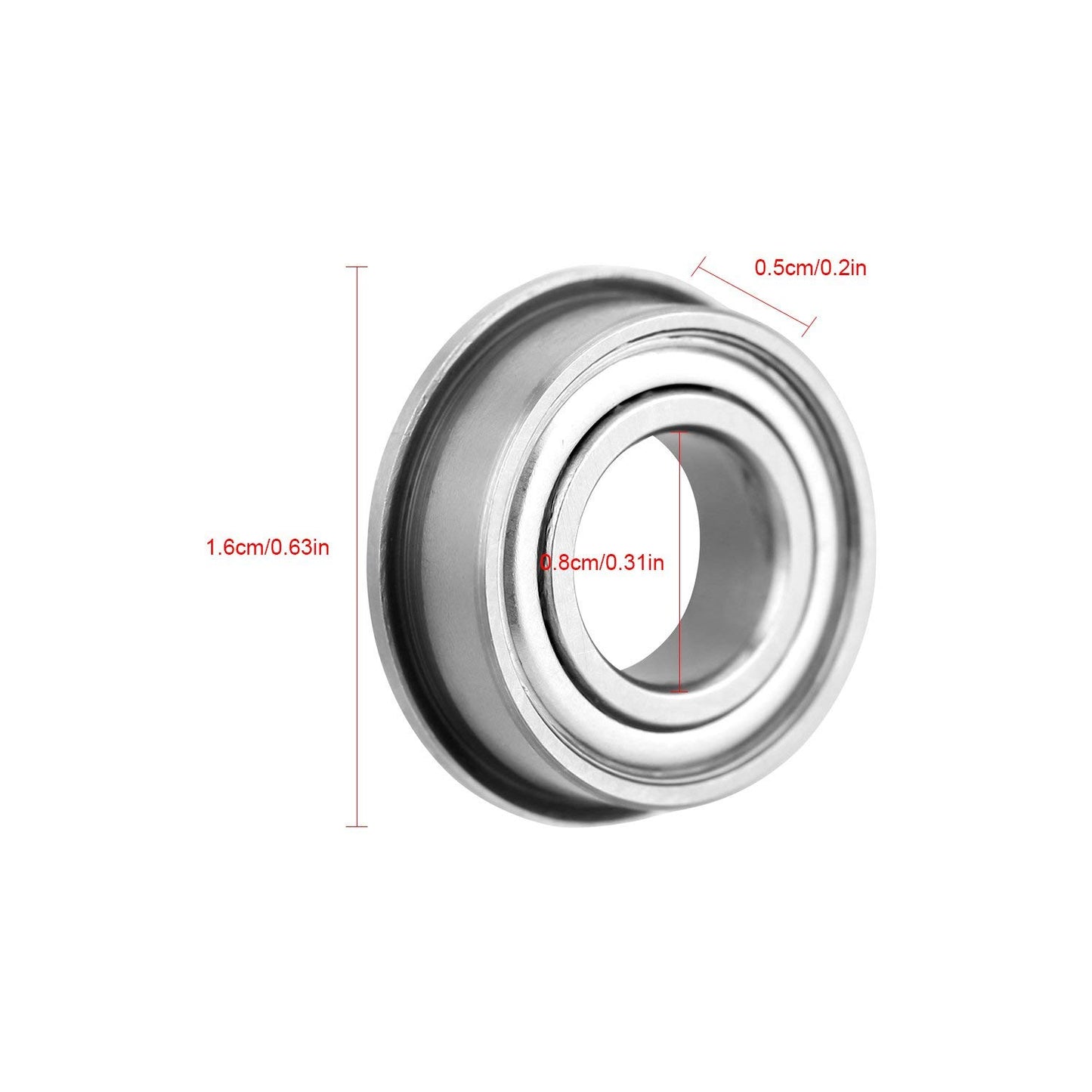 F688ZZ Flanged Ball Bearing High-Precision & Corrosion-Resistant Flanged Ball Bearing For Industrial Applications - RS4659
