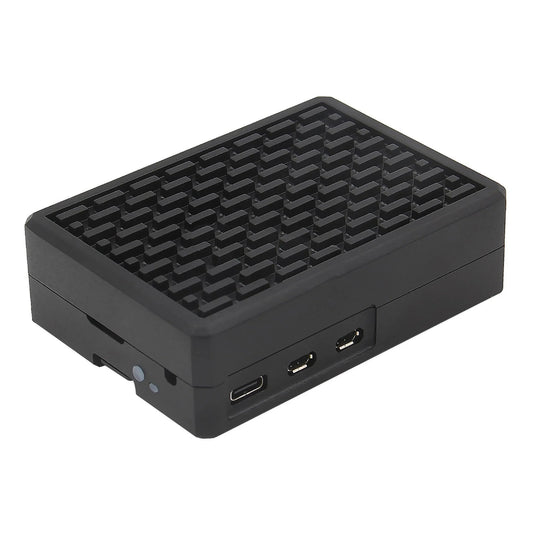 Raspberry Pi 5 Case Pi 5 Aluminum Case for Raspberry Pi 5 Armor Case With Cooling Column and Thermal Pads For Raspberry Pi 5 4GB/8GB - Black - RS5792