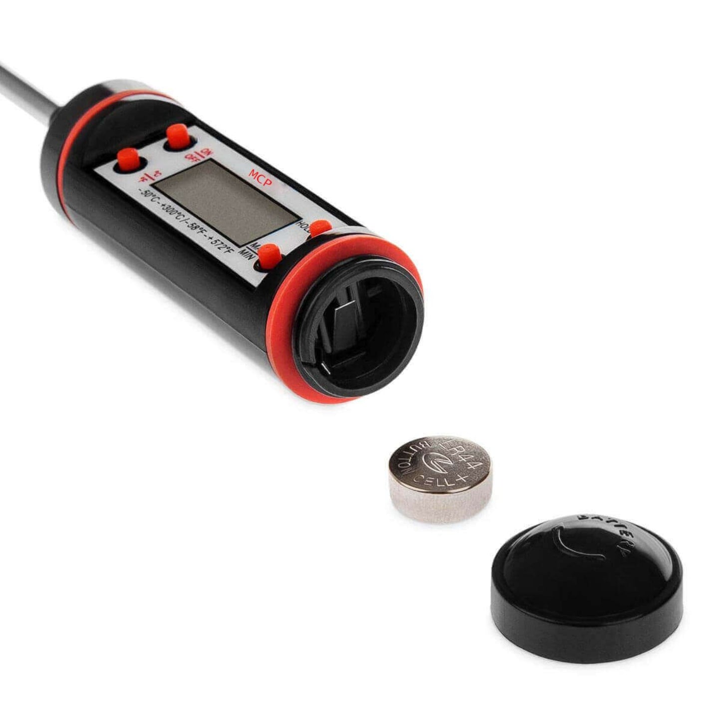 Portable Digital Food Thermometer Digital Probe Food Thermometer Waterproof Digital Food Thermometer Instant Read Digital Meat Thermometer with Temperature Probe - RS4166