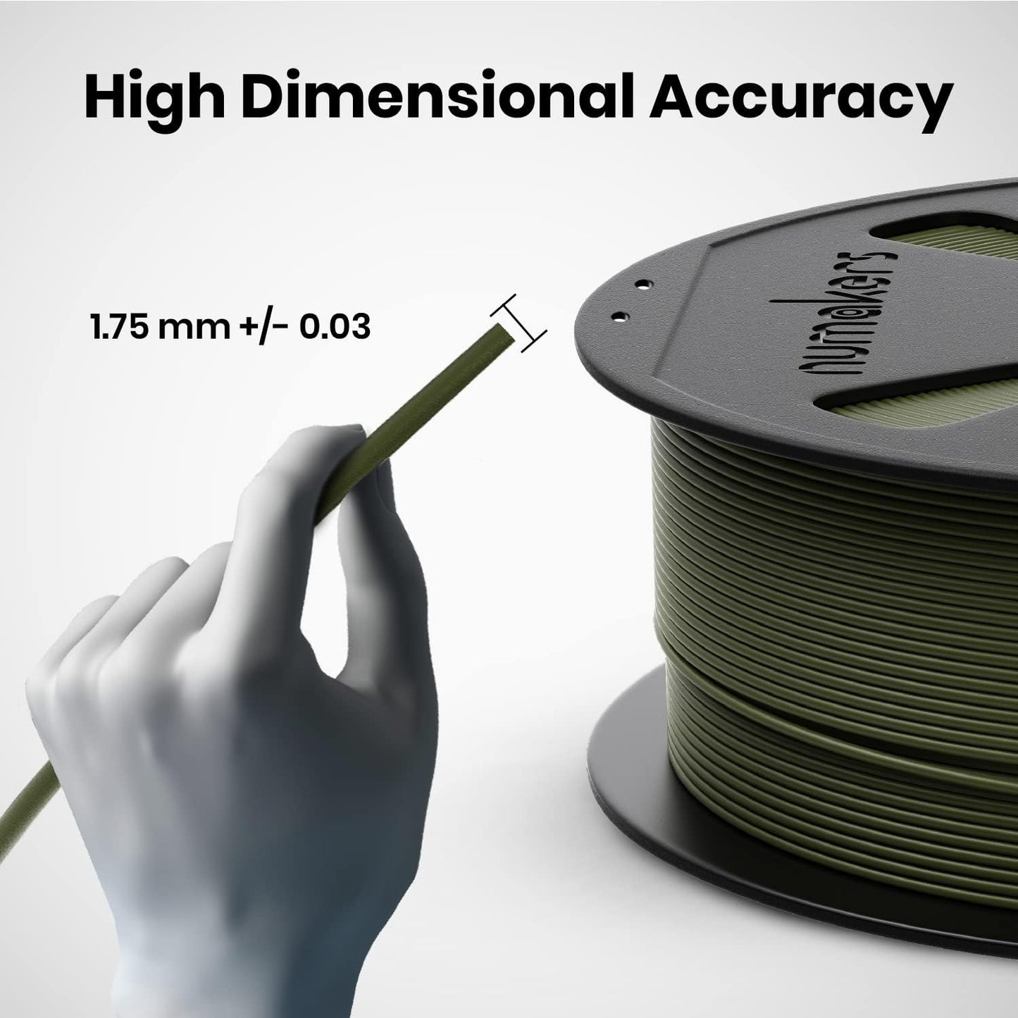 1kg Premium HS PLA+ 3D Filament