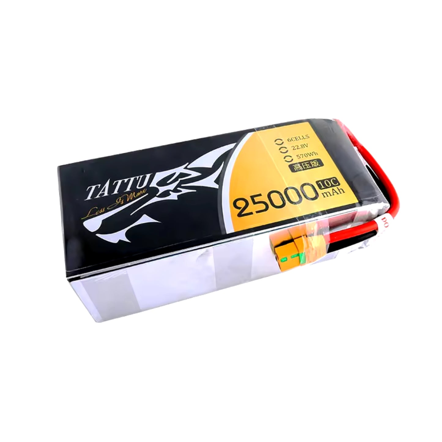 Tattu 22.8V 10C 6S LiPo HV Battery 25000mAh 6S LiPo Battery 22.8V 10C HV Battery XT90-S Anti-Spark LiPo Battery For UAVs And RC Models - RS8267